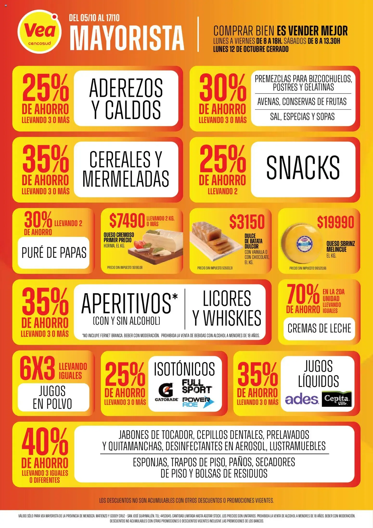 Ofertas de Vea - Vea Mayorista Mendoza del 05/10/2026 - 17/10/2026 5 de octubre al 17 de octubre 2026 - Página 2 del catálogo