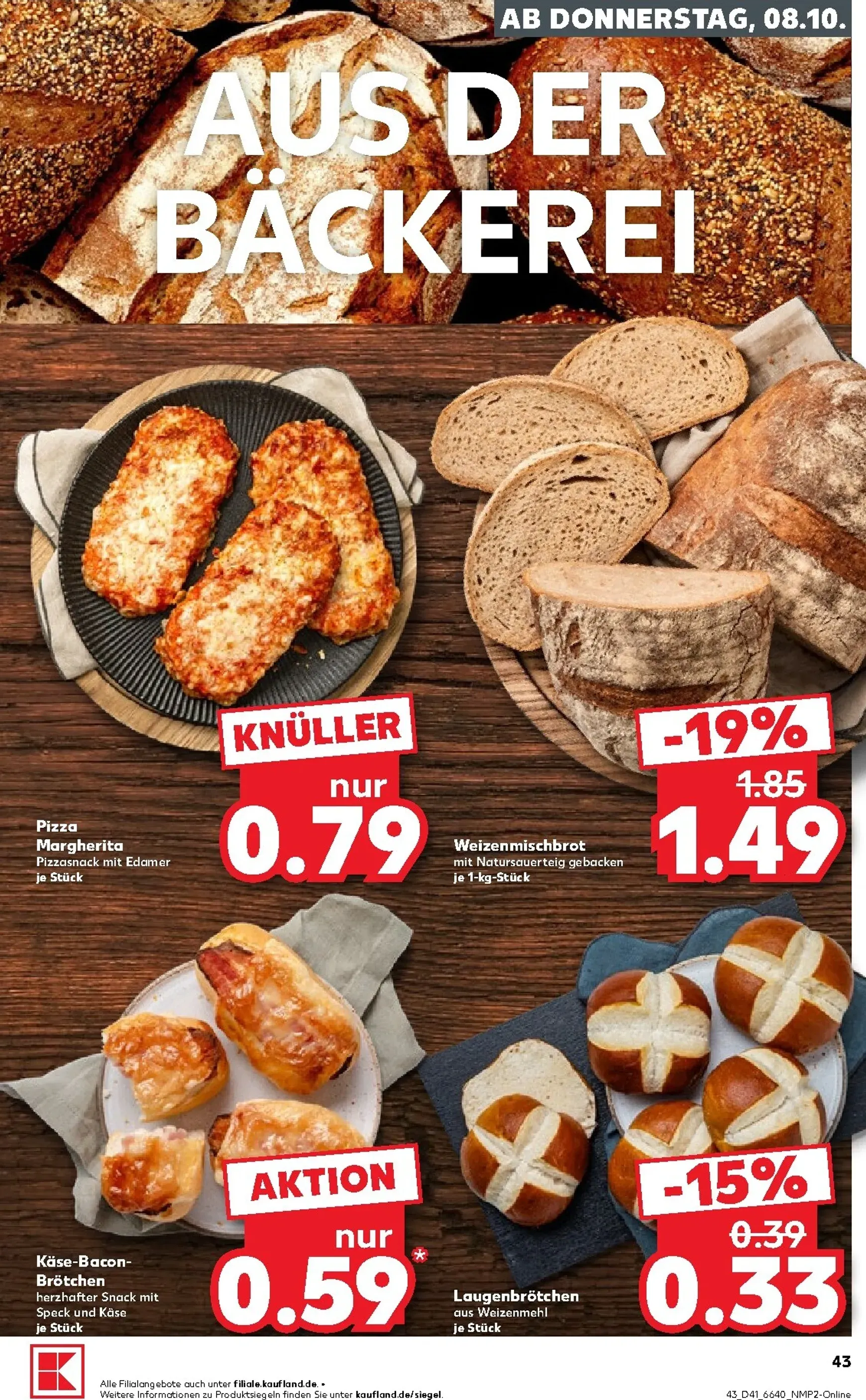 Neuer Kaufland Prospekt – von Donnerstag 08.10.2026 bis Mittwoch 14.10.2026 von 8. Oktober bis 14. Oktober 2026 - Prospekt seite 44