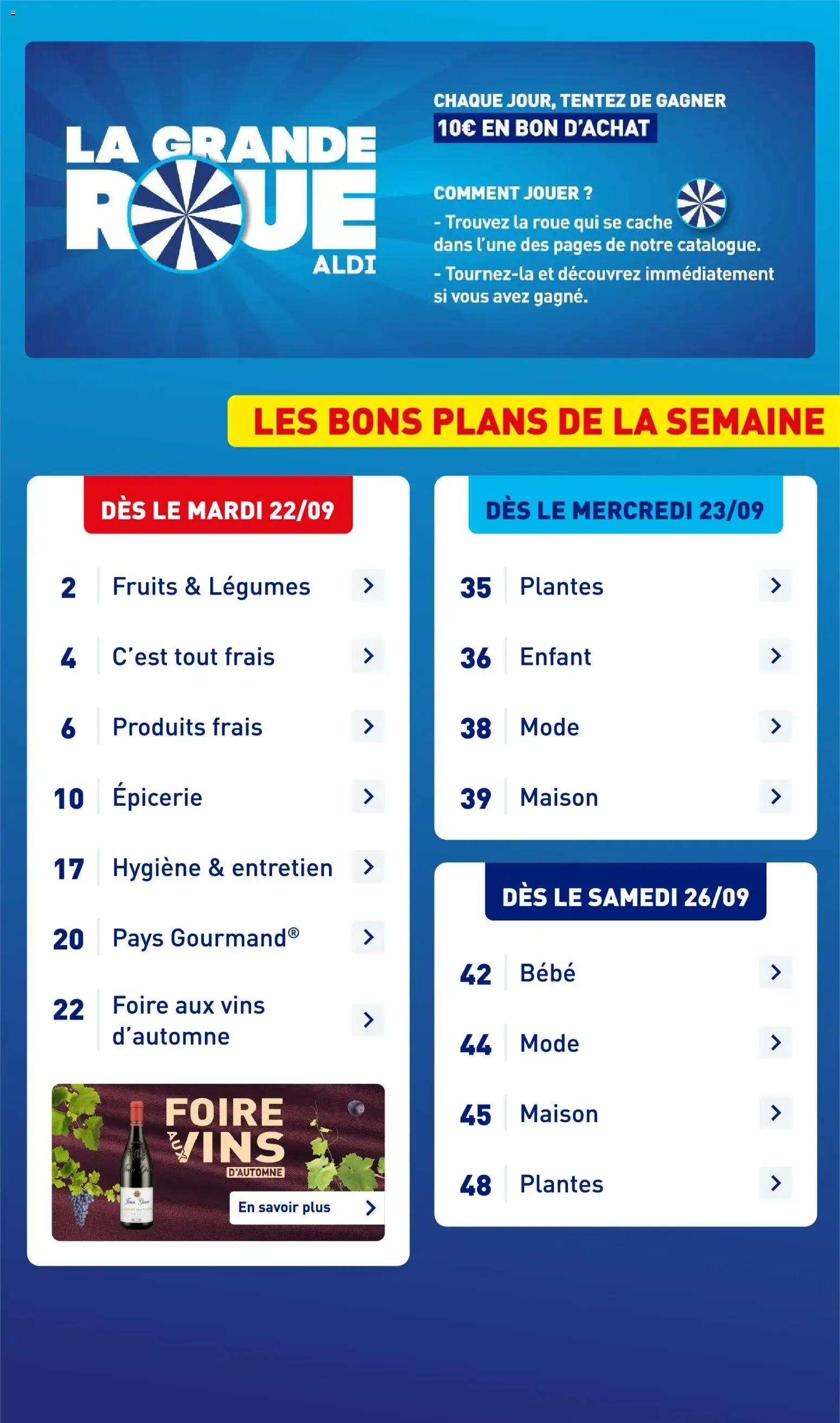 Foire aux Vins d'Automne du 22 septembre au 28 septembre 2026 - Catalogue page 3