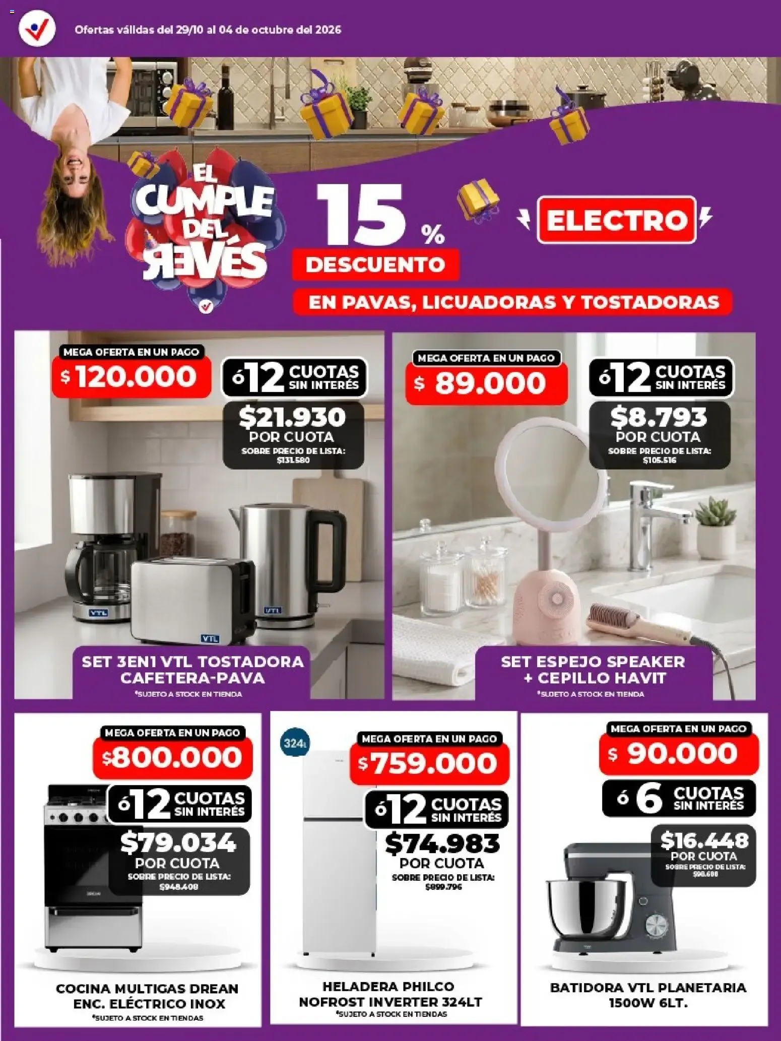 Ofertas de Vital - El Cumple del Revés 29 de septiembre al 4 de octubre 2026 - Página 2 del catálogo