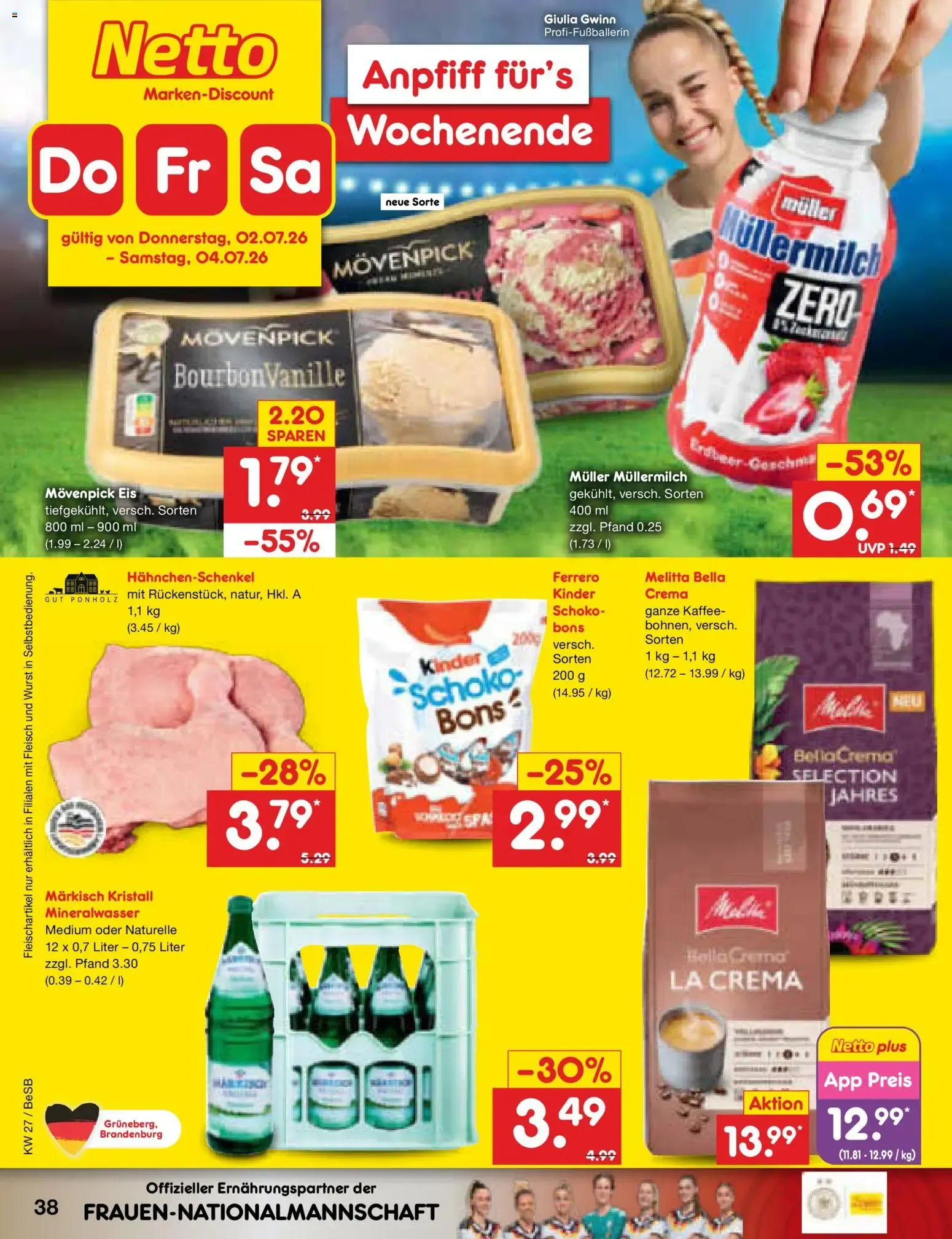 Netto Marken-Discount Prospekt (ab 29.06.2026) » Angebote von 29. Juni bis 4. Juli 2026 - Prospekt seite 56