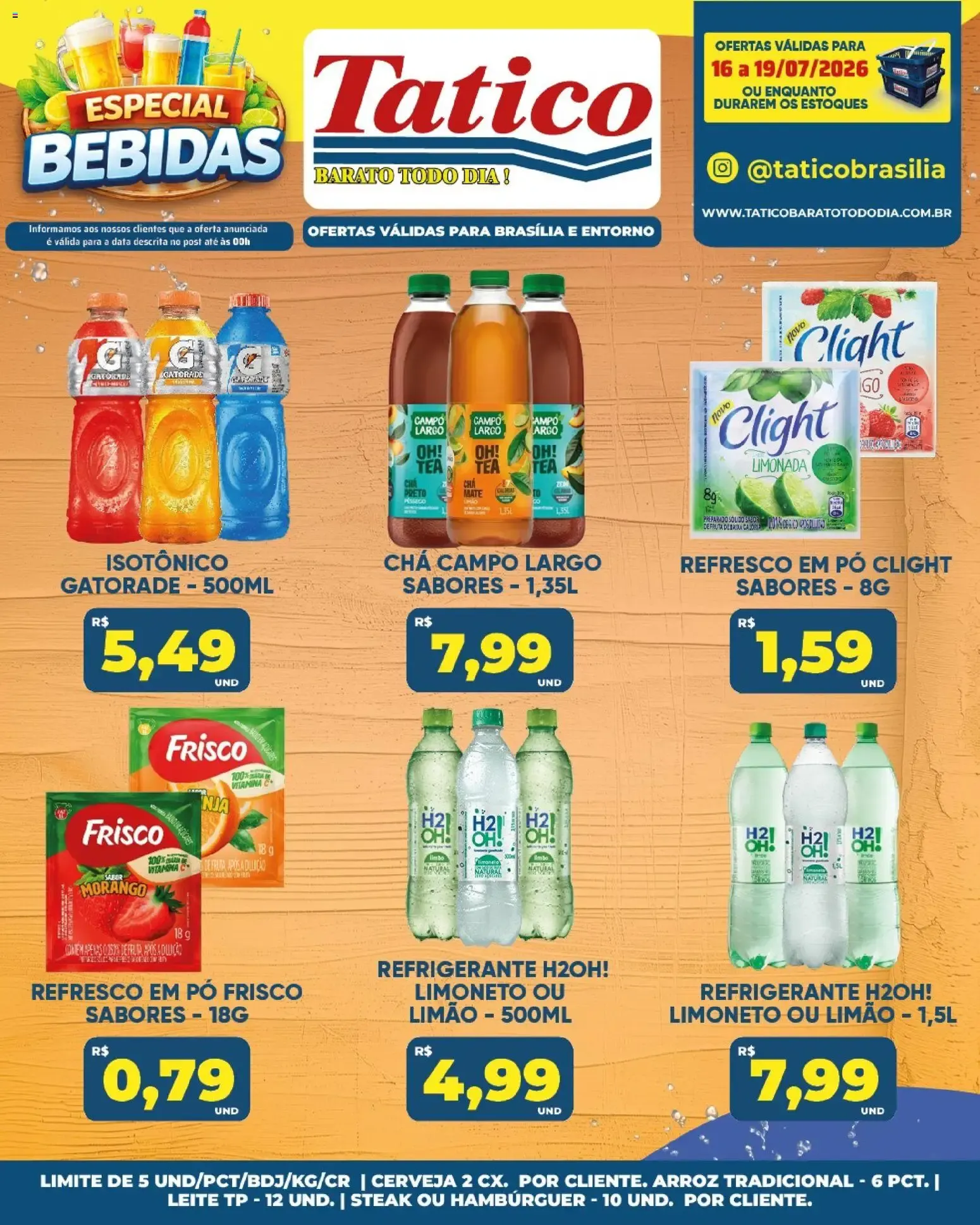 Encarte de Tatico ofertas Fim de Semana de 18/07/2026 | Promoções Online 18 de julho até 19 de julho 2026 - Pagina 45