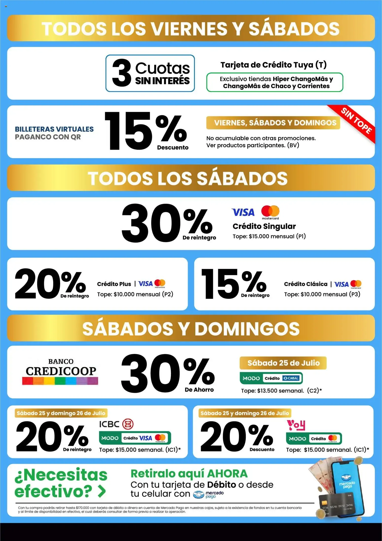 Ofertas de ChangoMâs: Promos con Medios de Pago 1 de julio al 31 de julio 2026 - Página 4 del catálogo