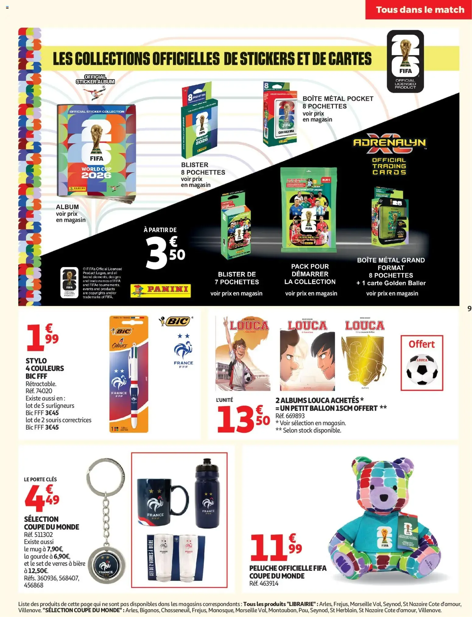 Tous dans le match, Pros des bons plans du 26 mai au 14 juin 2026 - Catalogue page 9