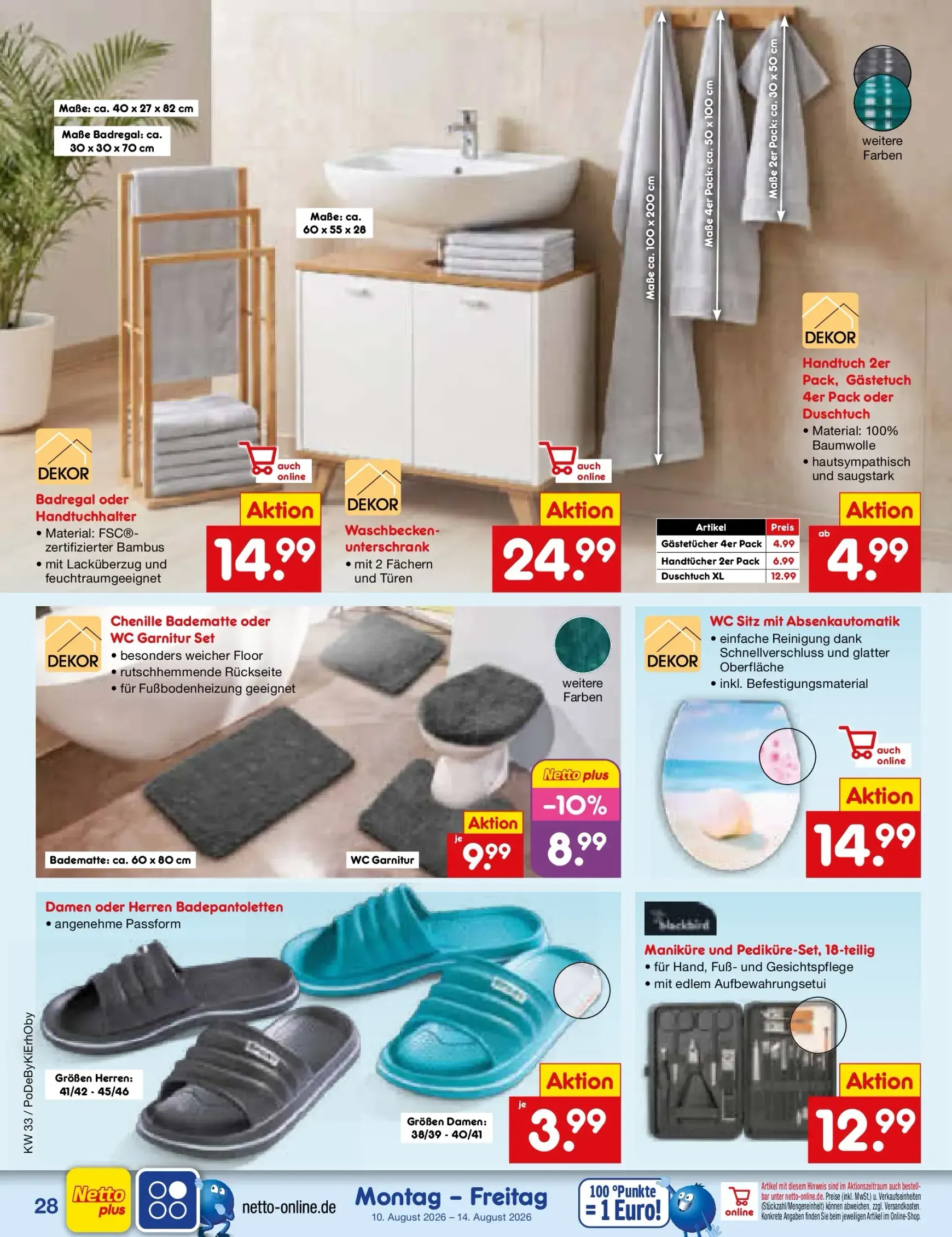 Netto Marken Discount Prospekt nächste Woche – von Montag 10.08.2026 bis Freitag 14.08.2026 von 10. August bis 14. August 2026 - Prospekt seite 41