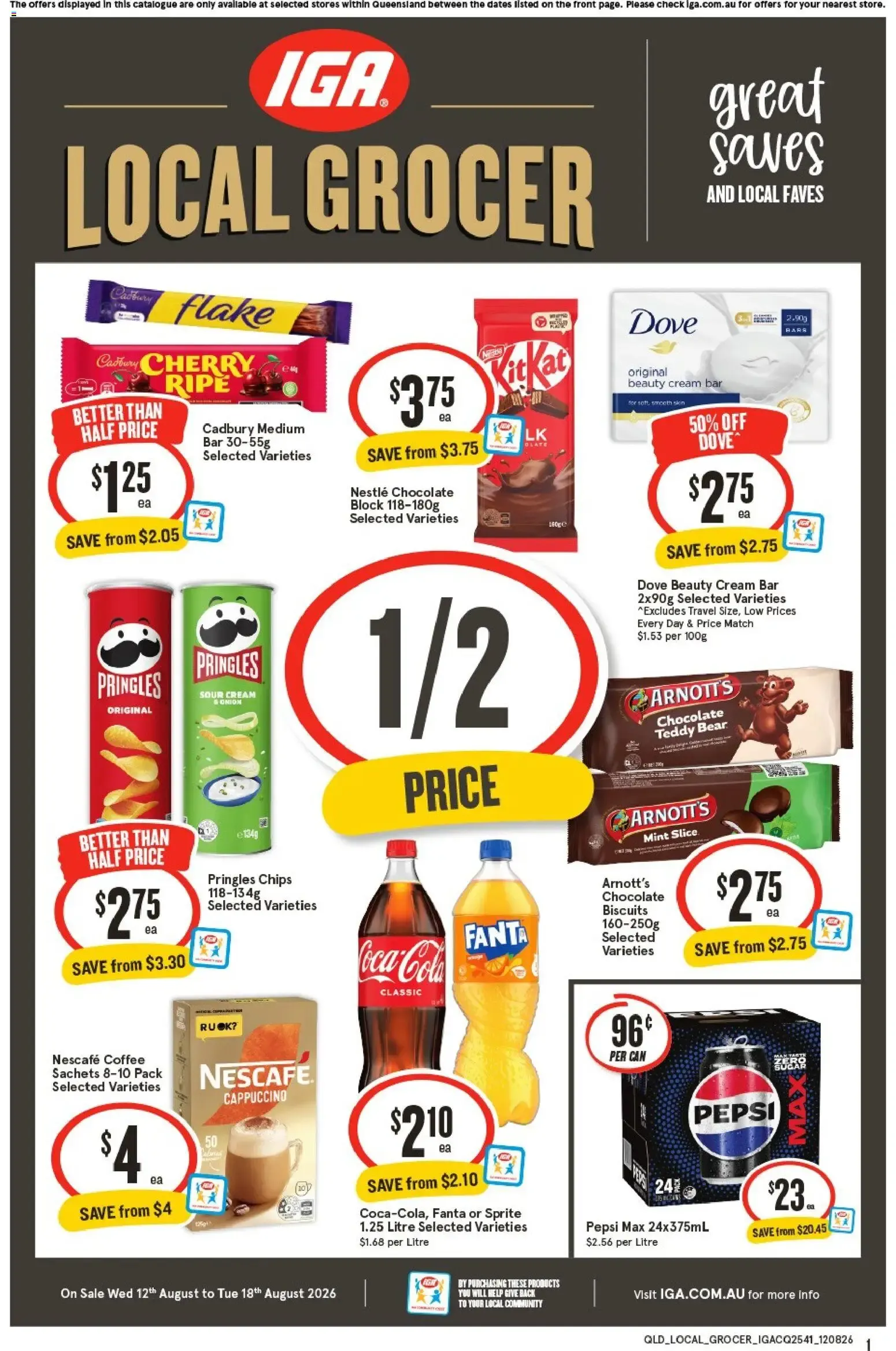 IGA Local Grocer - Catalogue valid from 12 August to 18 August 2026 - page 1