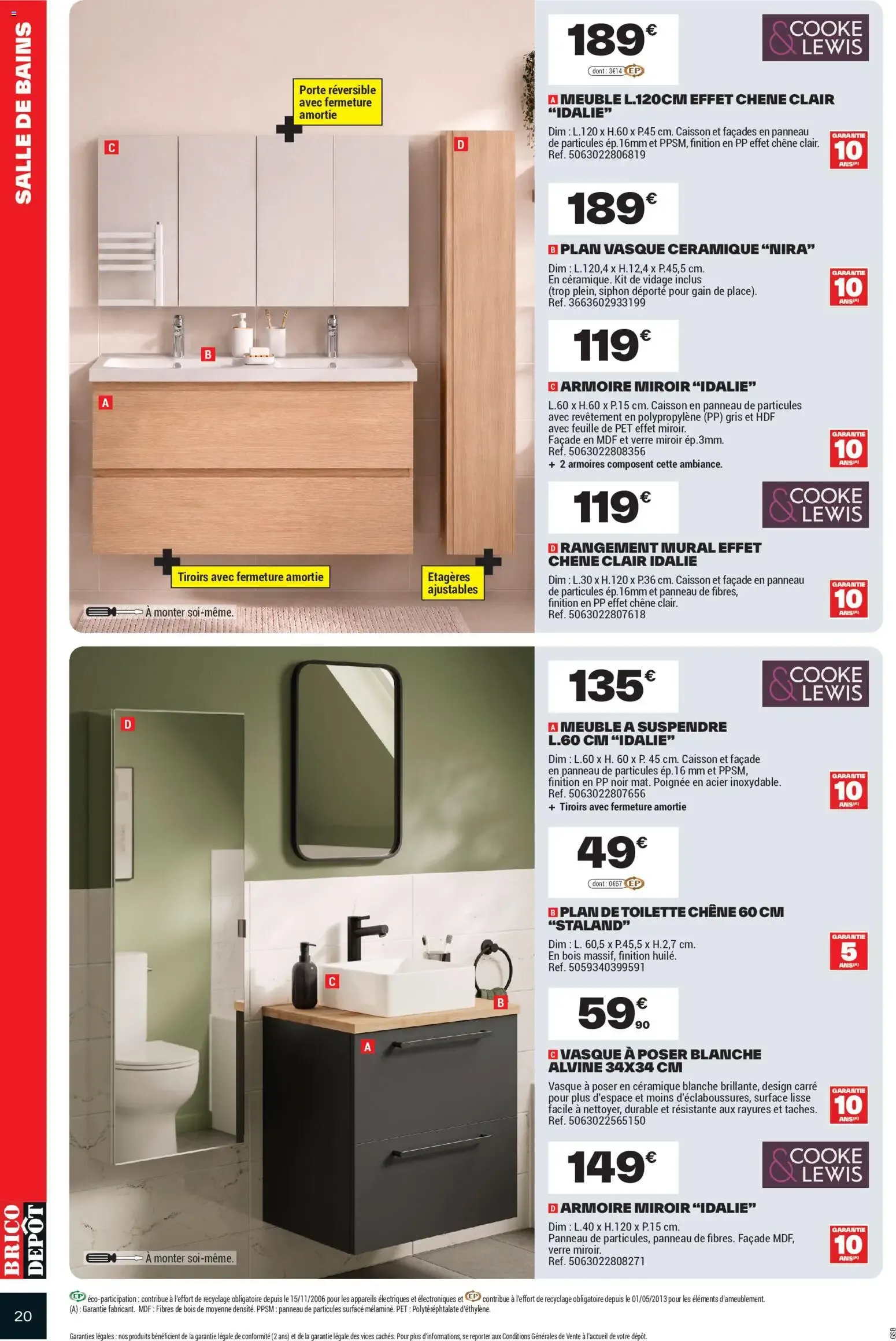 Brico Dépôt catalogue à partir du 11/09/2026 - promo en ligne du 11 septembre au 24 septembre 2026 - Catalogue page 20