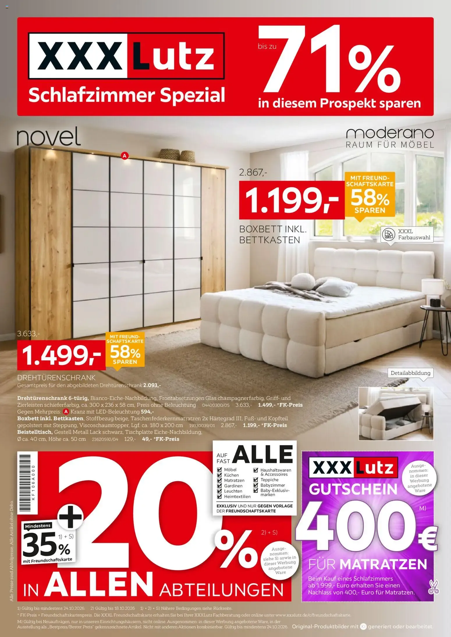 XXXLutz Schlafzimmer Spezial (ab 10.10.2026) zum Blättern