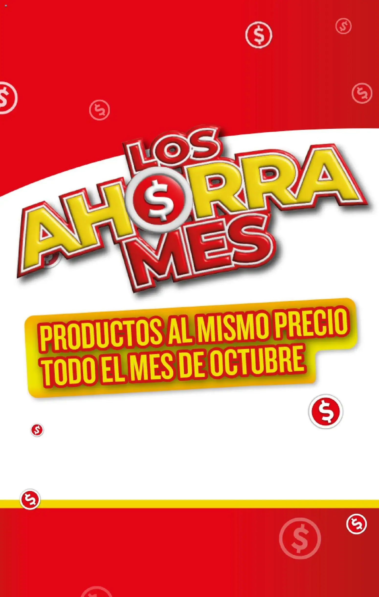 Los Ahorra Mes - Productos al mismo precio todo Octubre