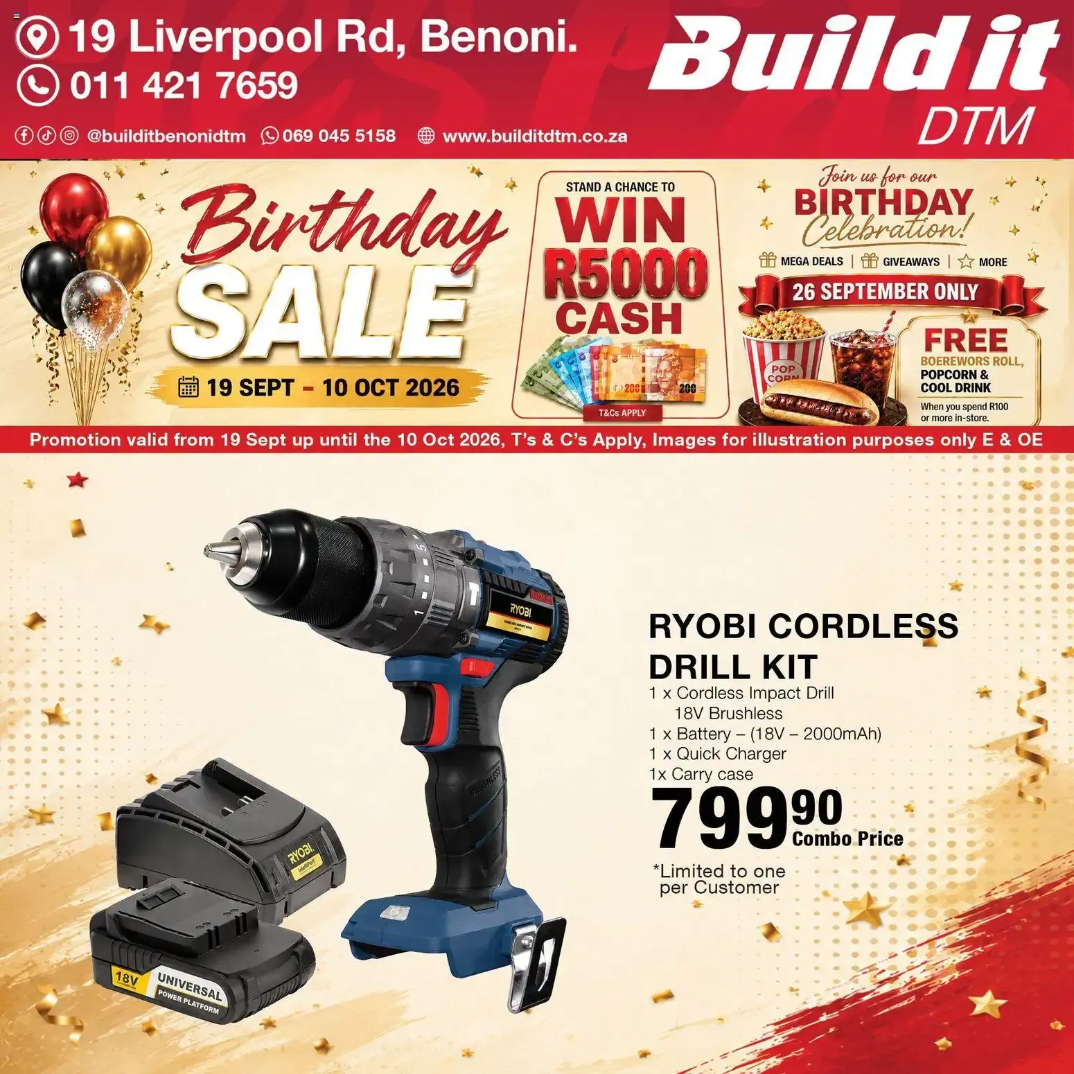 Build It Gauteng - Birthday sale celebration (19/09/2026 - 10/10/2026) Online from 19 September to 10 October 2026 - Catalogue Page 3