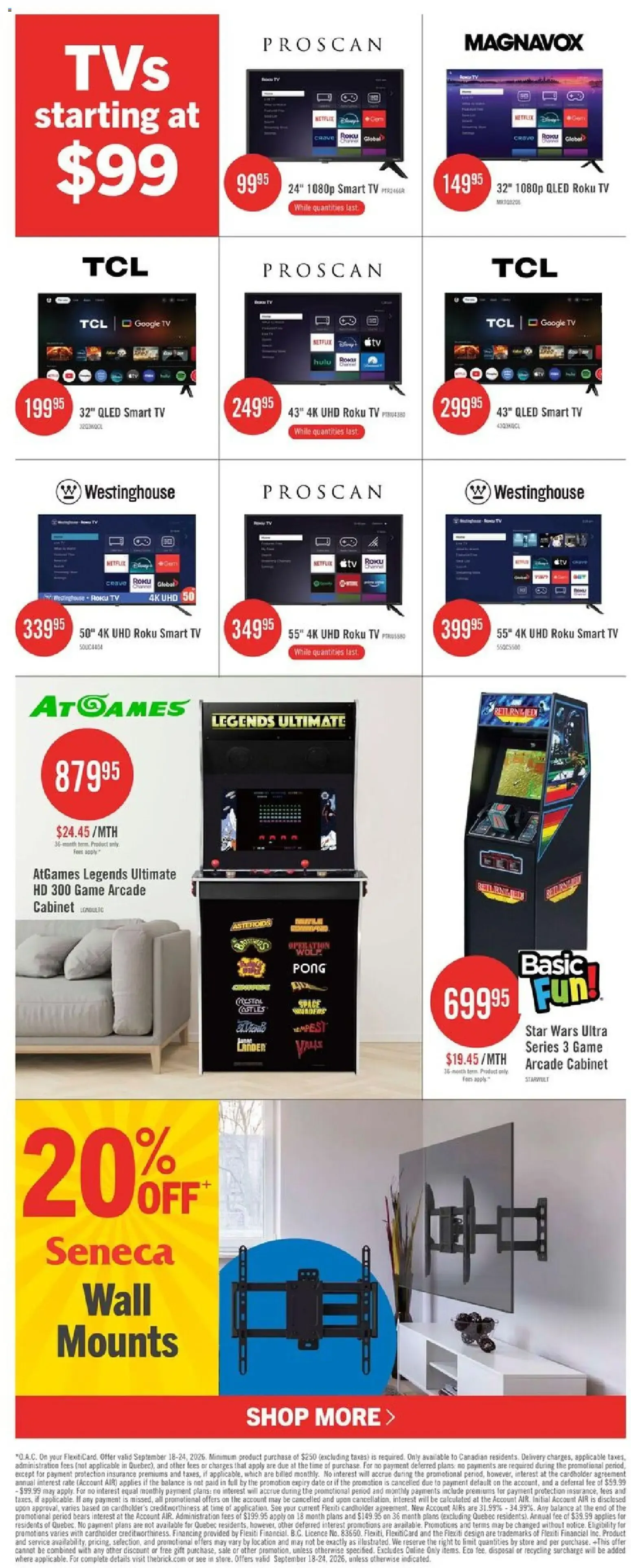 The Brick - Electronics flyer from Sep 18, 2026 > weekly specials & deals from September 18 to September 24 2026 - flyer page 5