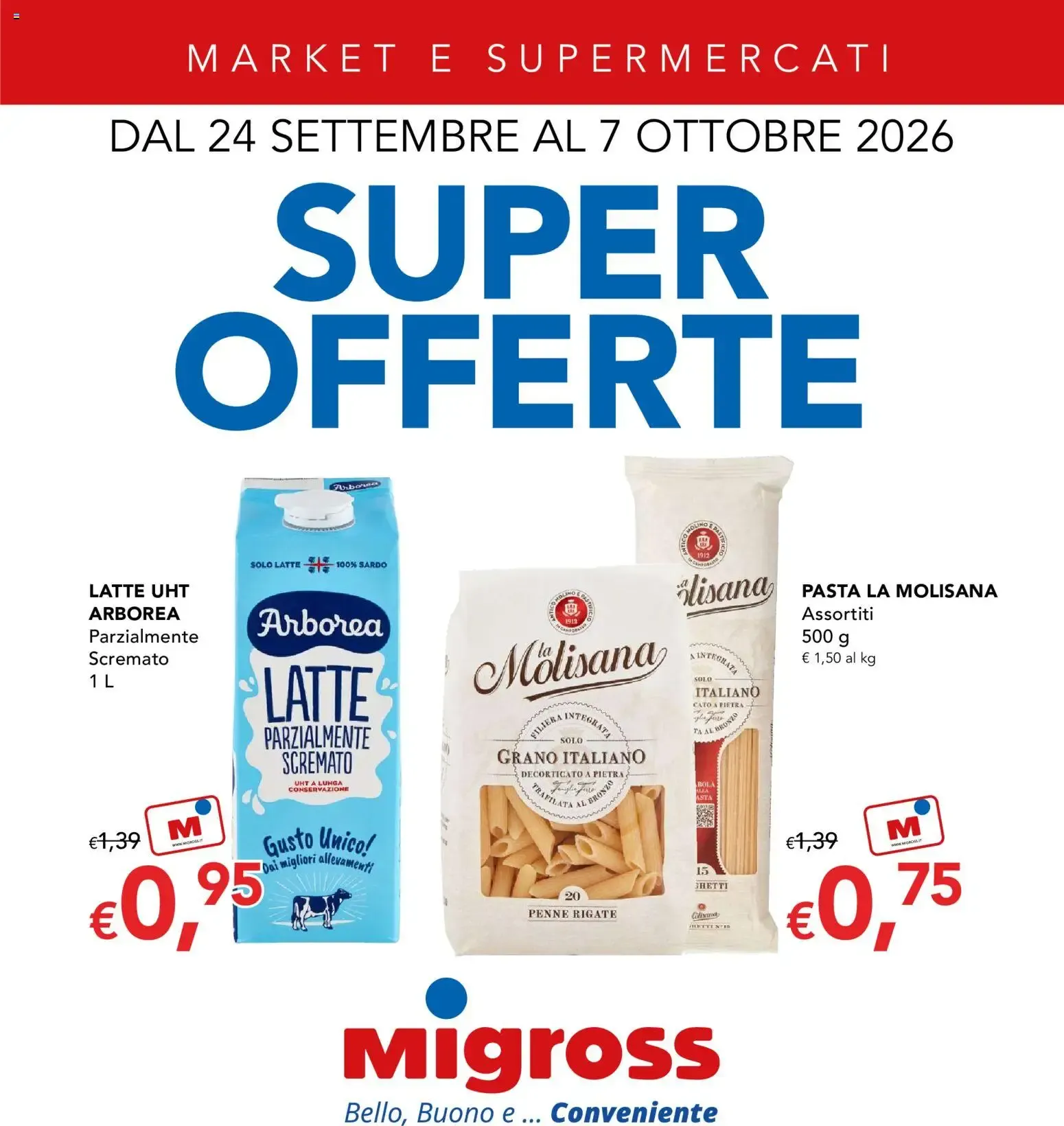 Migross volantino dal 24/09/2026 - online Offerte da 24 settembre a 7 ottobre di 2026 - Pagina del volantino 1