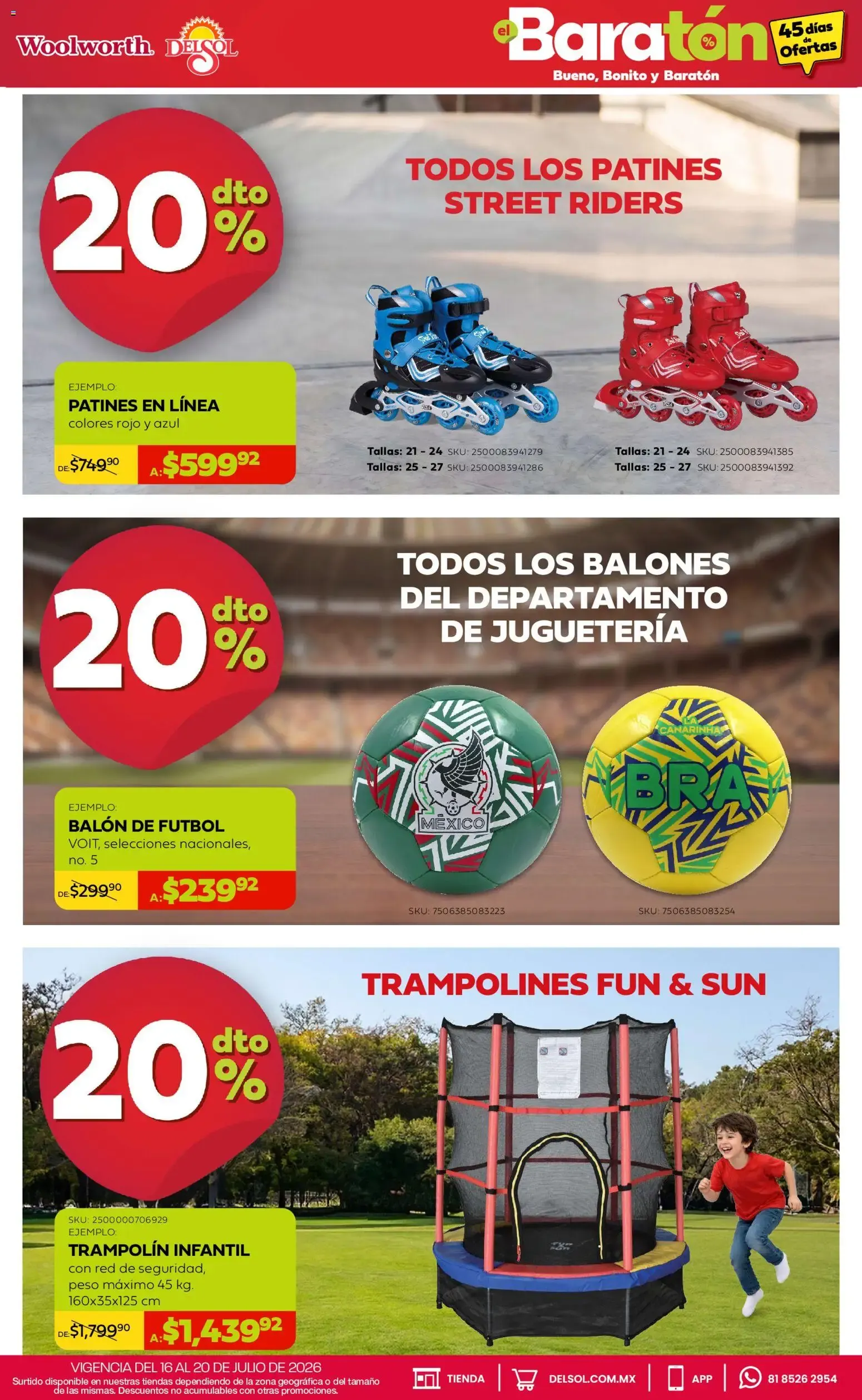 Catálogo de Del Sol y Woolworth catálogo Bueno, Bonito y Baratón (16/07/2026 - 20/07/2026) - catálogo en línea 16 de julio al 20 de julio 2026 - Pagina 19