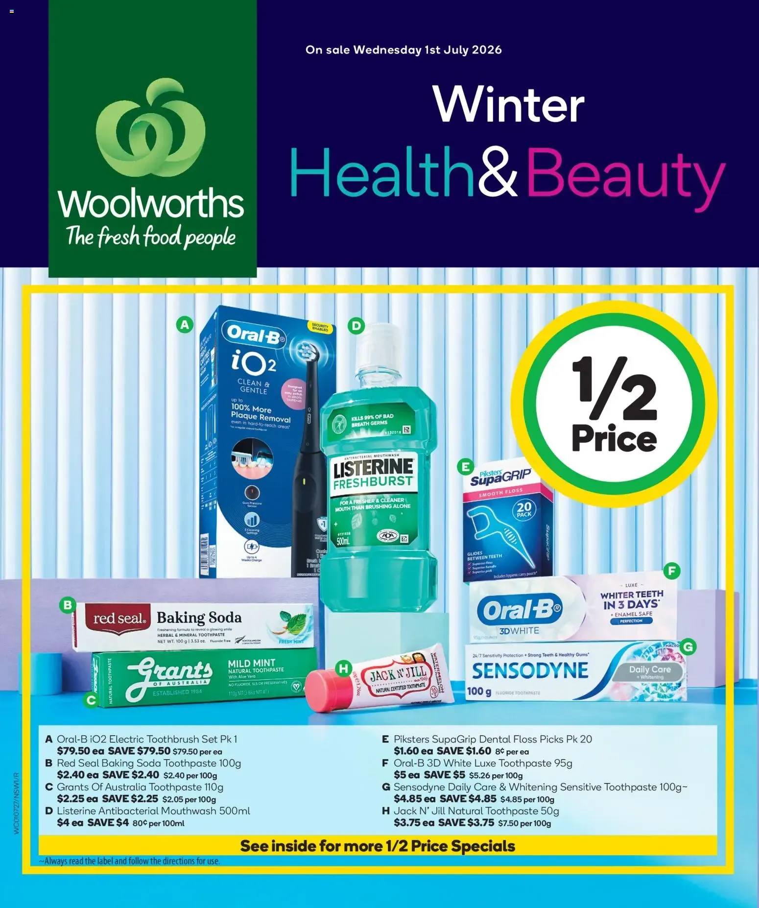 Woolworths catalogue valid from 01/07/2026 > Online Australia - Catalogue valid from 1 July to 7 July 2026 - page 1