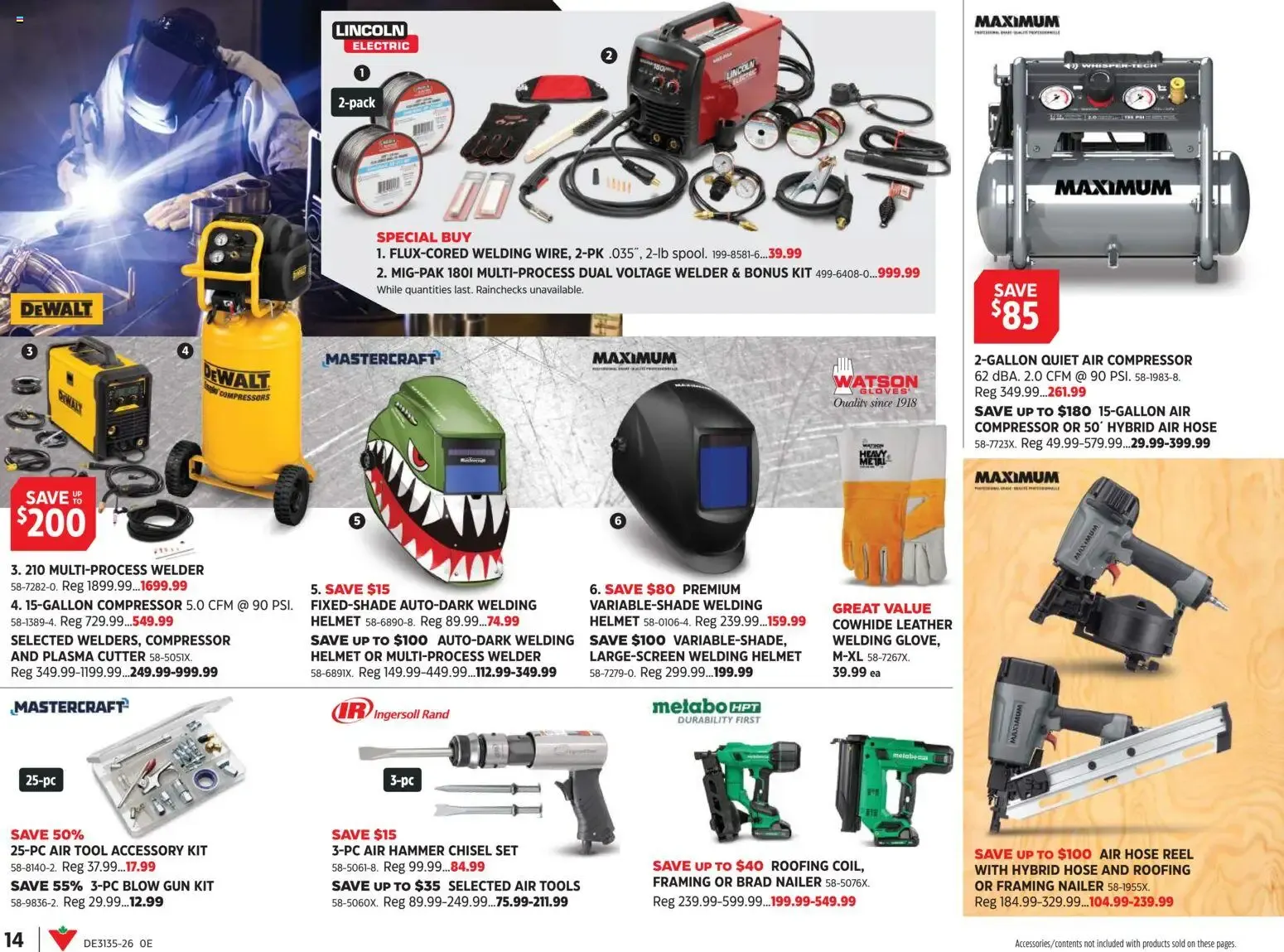 Canadian Tire flyer - The Ultimate Tool Guide from Aug 27, 2026 > weekly specials & deals from August 27 to September 16 2026 - flyer page 14