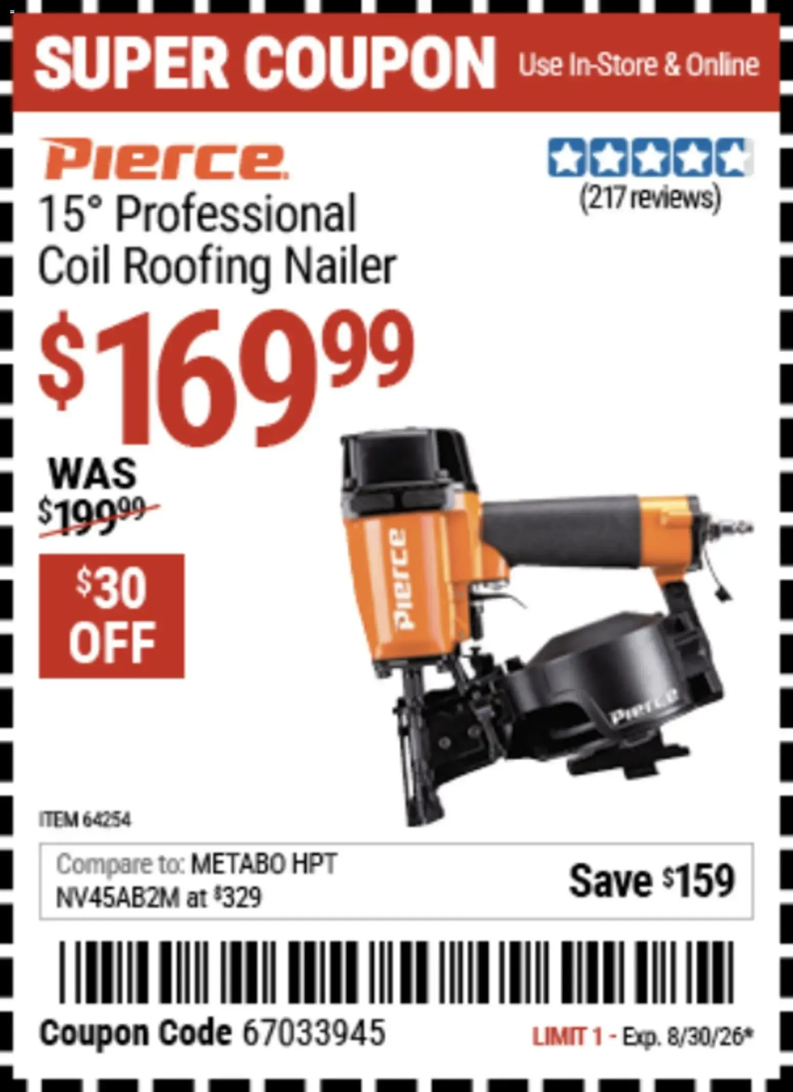 Weekly promotion Harbor Freight: Coupon Deals spanning from August 17 to August 30 2026 - Page 20 for Catalogue 365