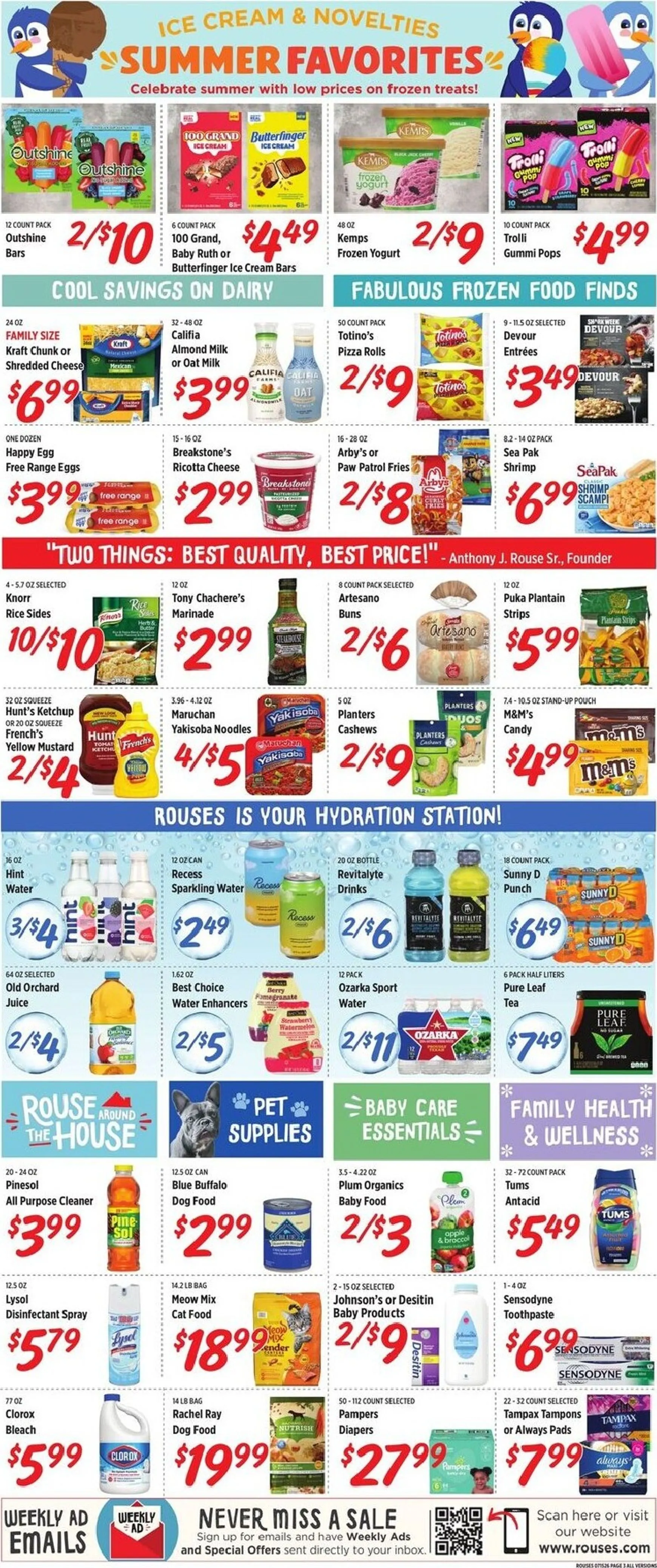 Weekly ad Current Rouses Markets leaflet valid from Wednesday 07/15/2026 to Wednesday 07/22/2026 from July 15 to July 22 2026 - Page 4