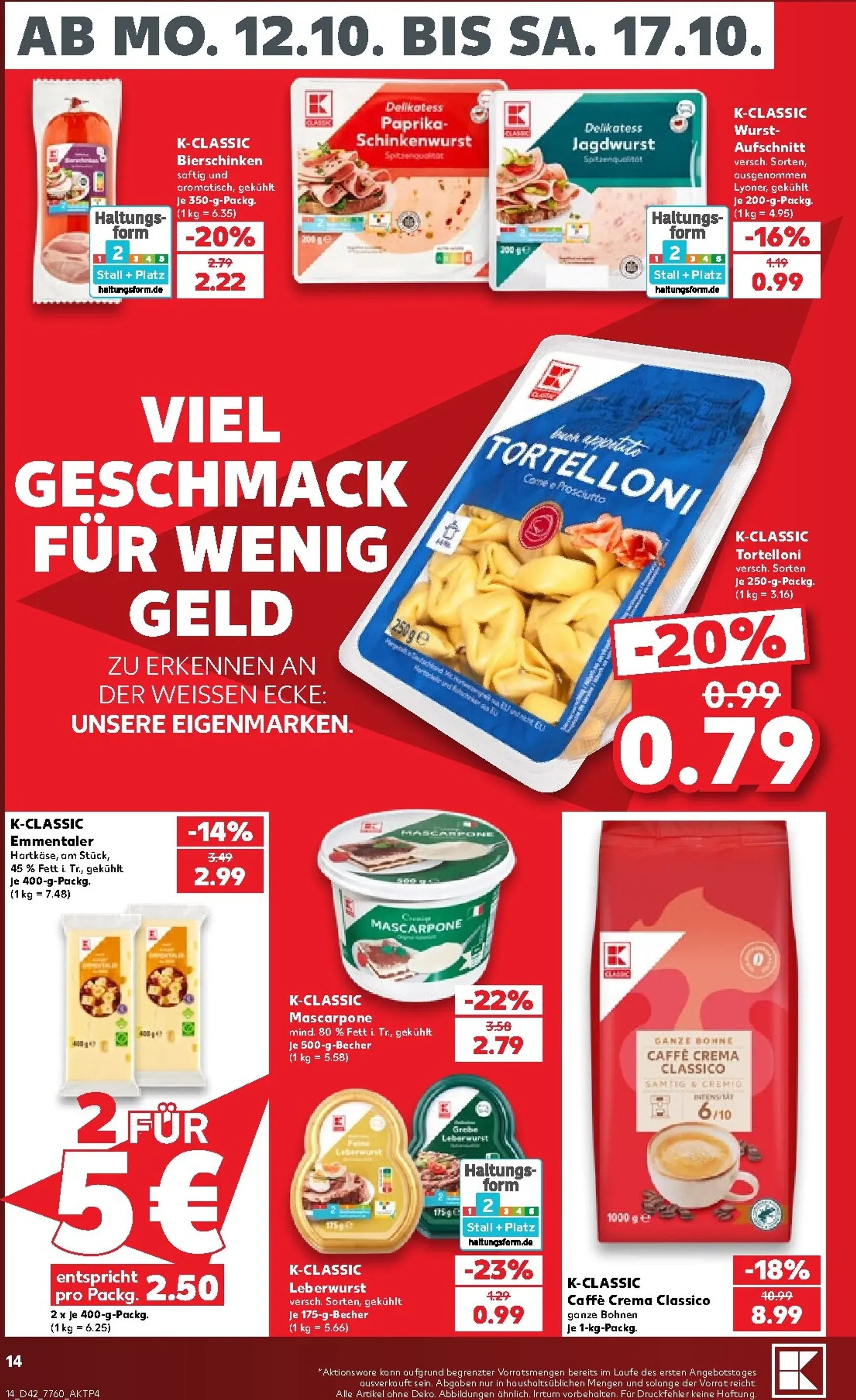Kaufland Prospekt nächste Woche – von Montag 12.10.2026 bis Samstag 17.10.2026 von 12. Oktober bis 17. Oktober 2026 - Prospekt seite 19