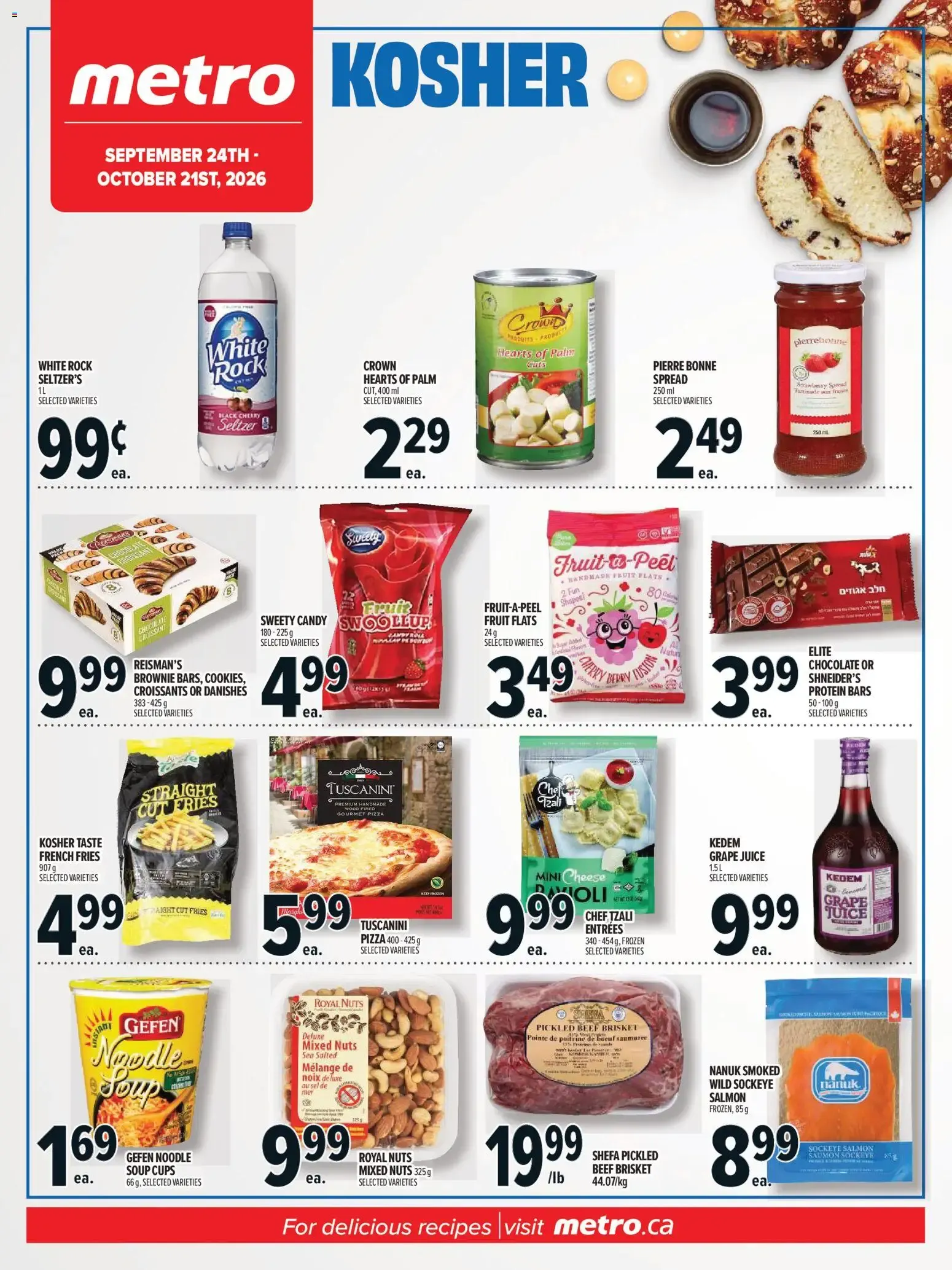 Metro - Kosher from Sep 24, 2026 > weekly specials & deals from September 24 to October 21 2026 - flyer page 1