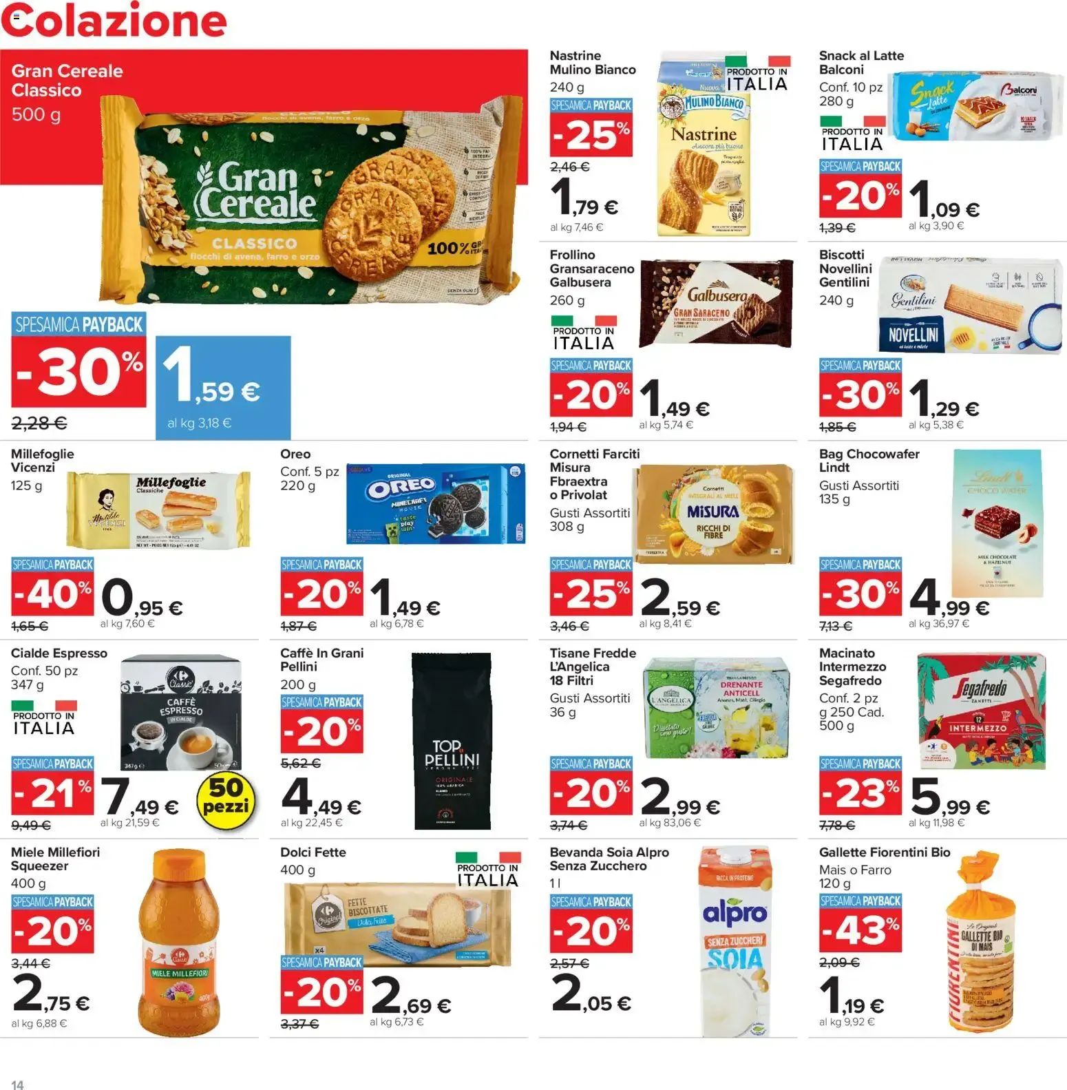 Carrefour Market: Prezzi Bollenti da 6 agosto a 19 agosto di 2026 - Pagina del volantino 14
