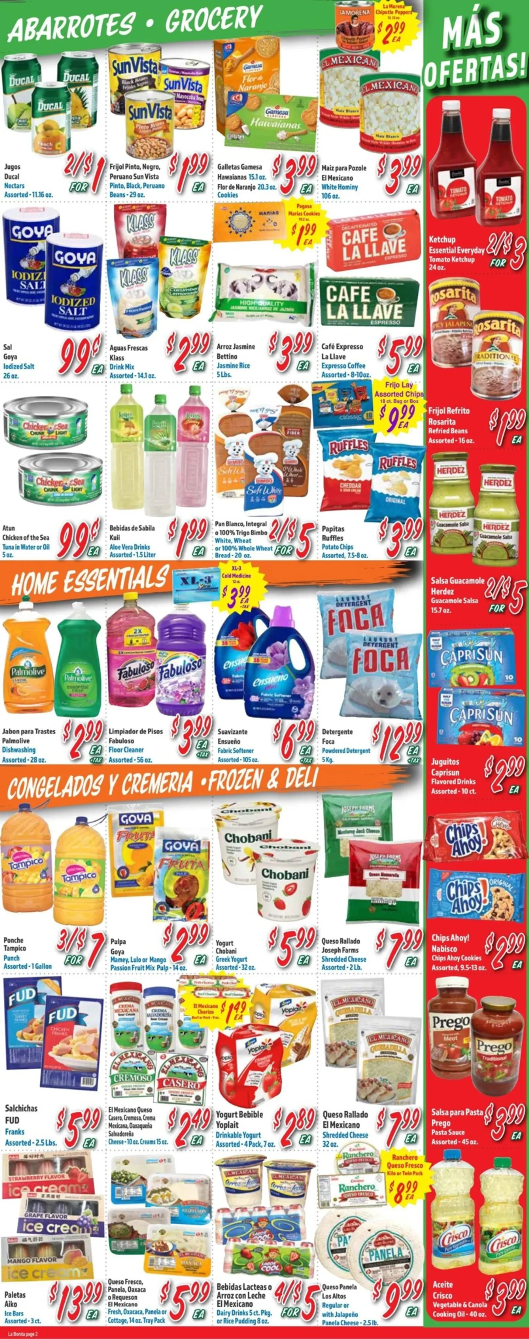 Weekly ad Current La Bonita leaflet valid from Wednesday 09/23/2026 to Tuesday 09/29/2026 from September 23 to September 29 2026 - Page 2