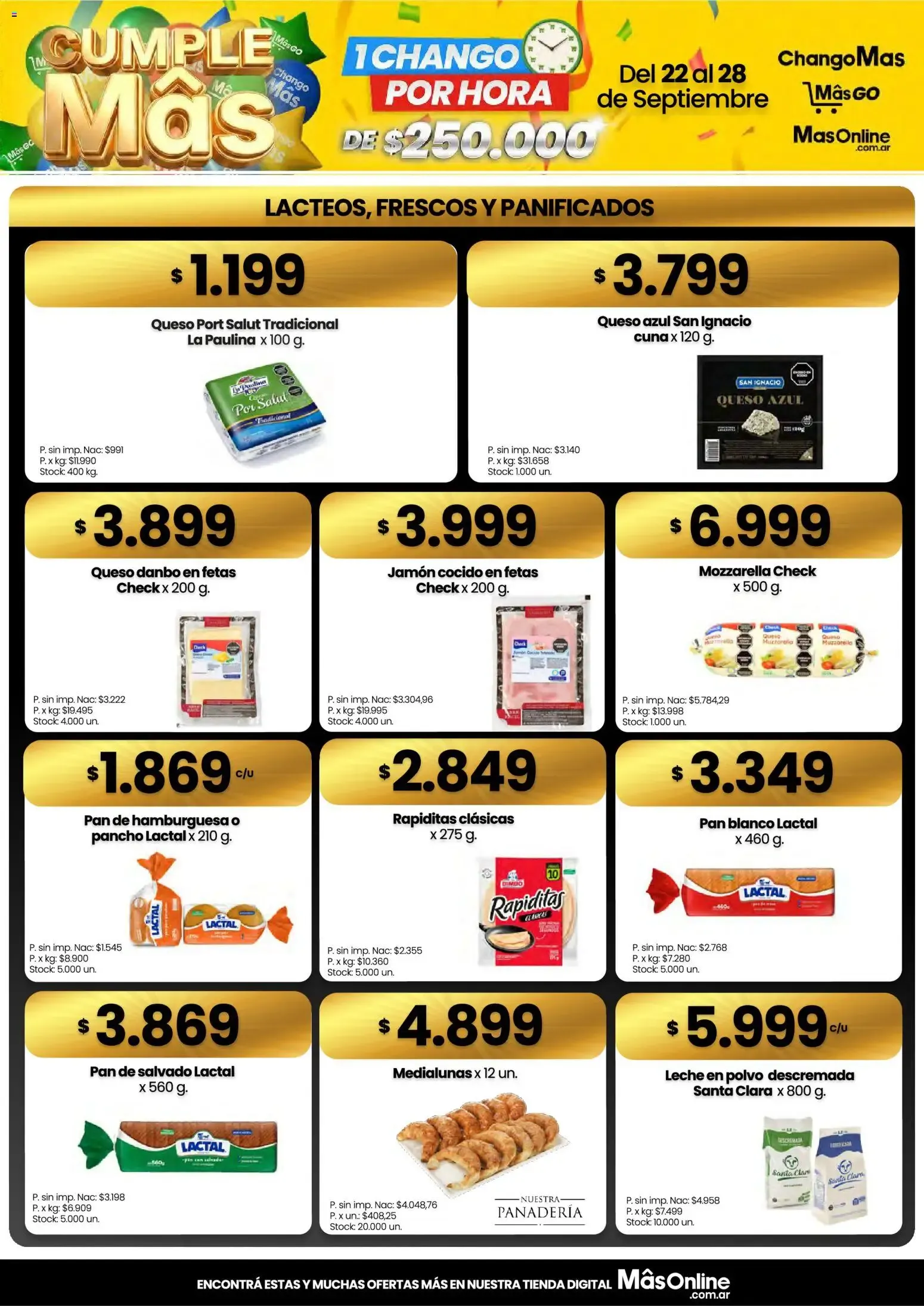 Ofertas de CUMPLE Más 22 de septiembre al 28 de septiembre 2026 - Página 6 del catálogo