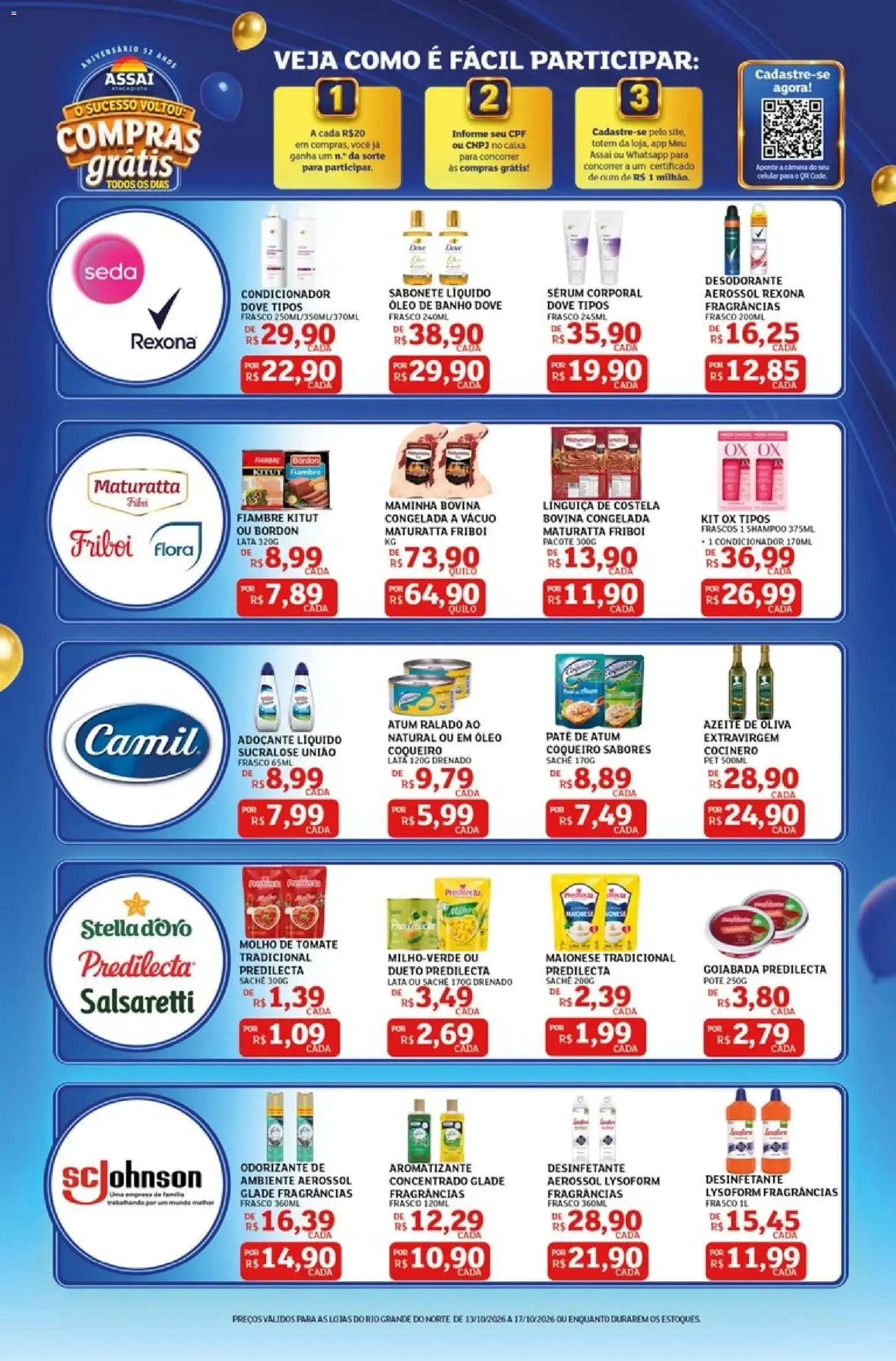 Encarte de Assaí Atacadista ofertas - RN de 13/10/2026 | Promoções Online 13 de outubro até 17 de outubro 2026 - Pagina 3