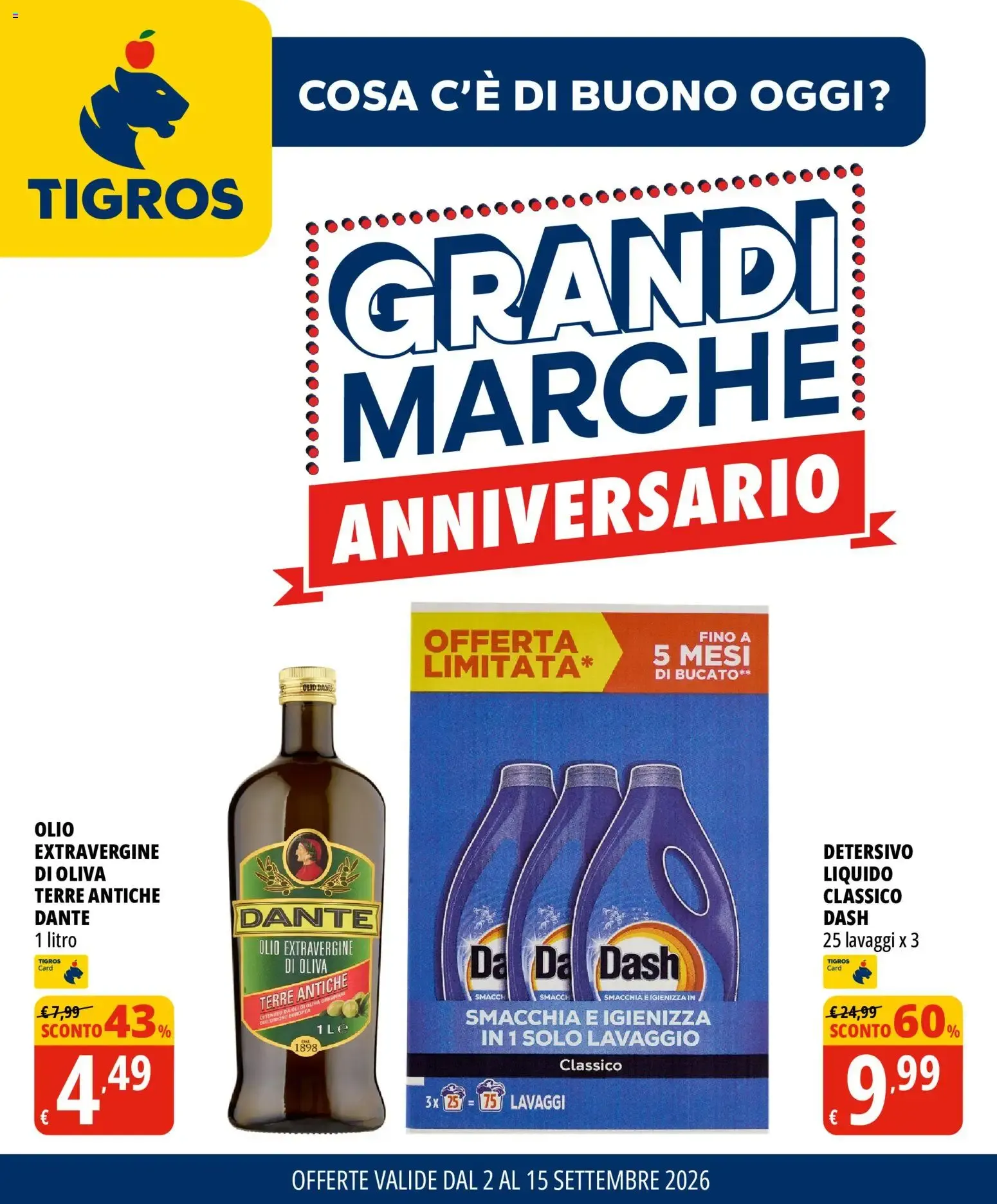 TIGROS Grandi Marche Anniversario