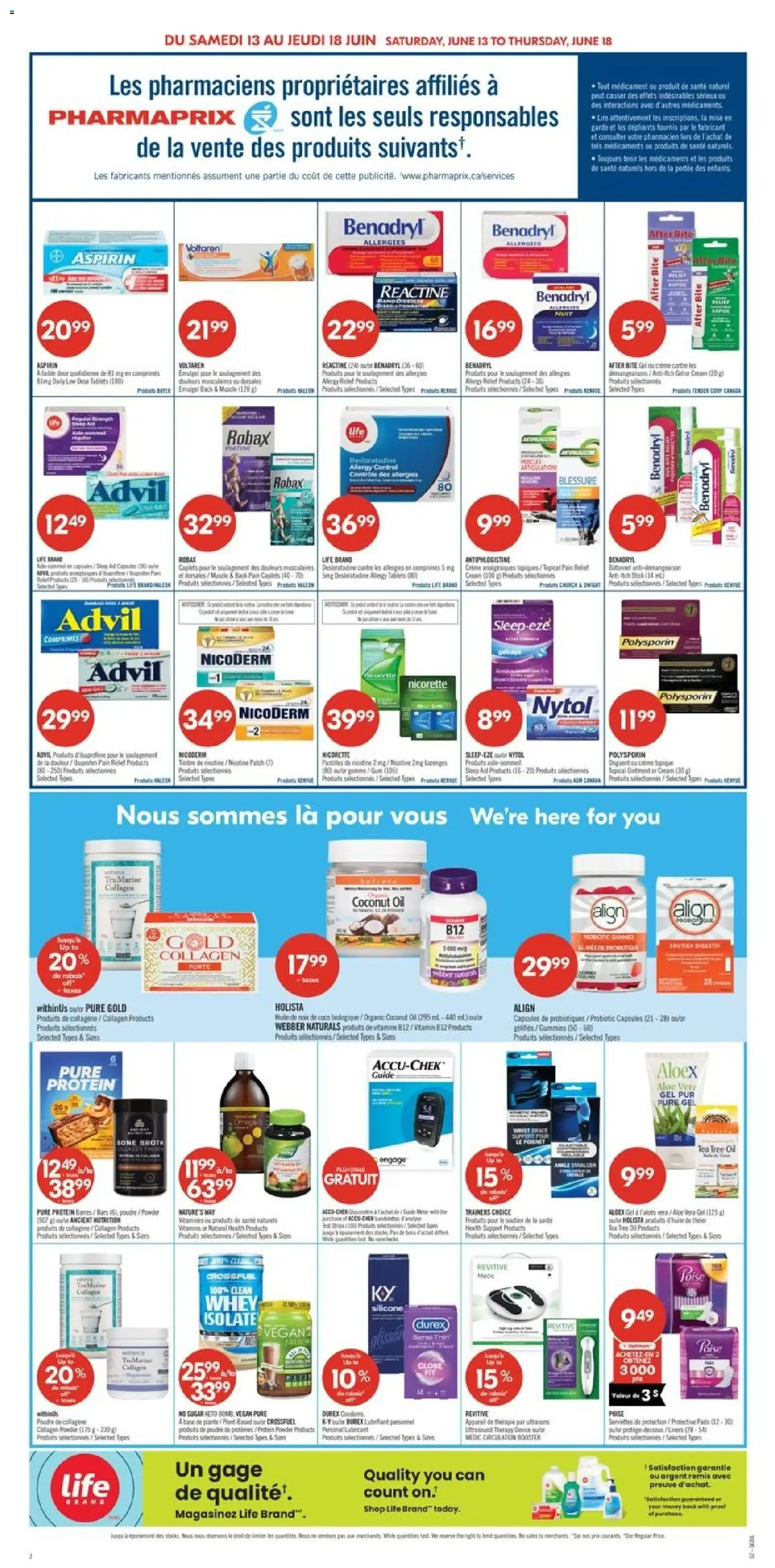 Pharmaprix weekly flyer / circulaire from Jun 12, 2026 > weekly specials & deals from June 12 to June 18 2026 - flyer page 3