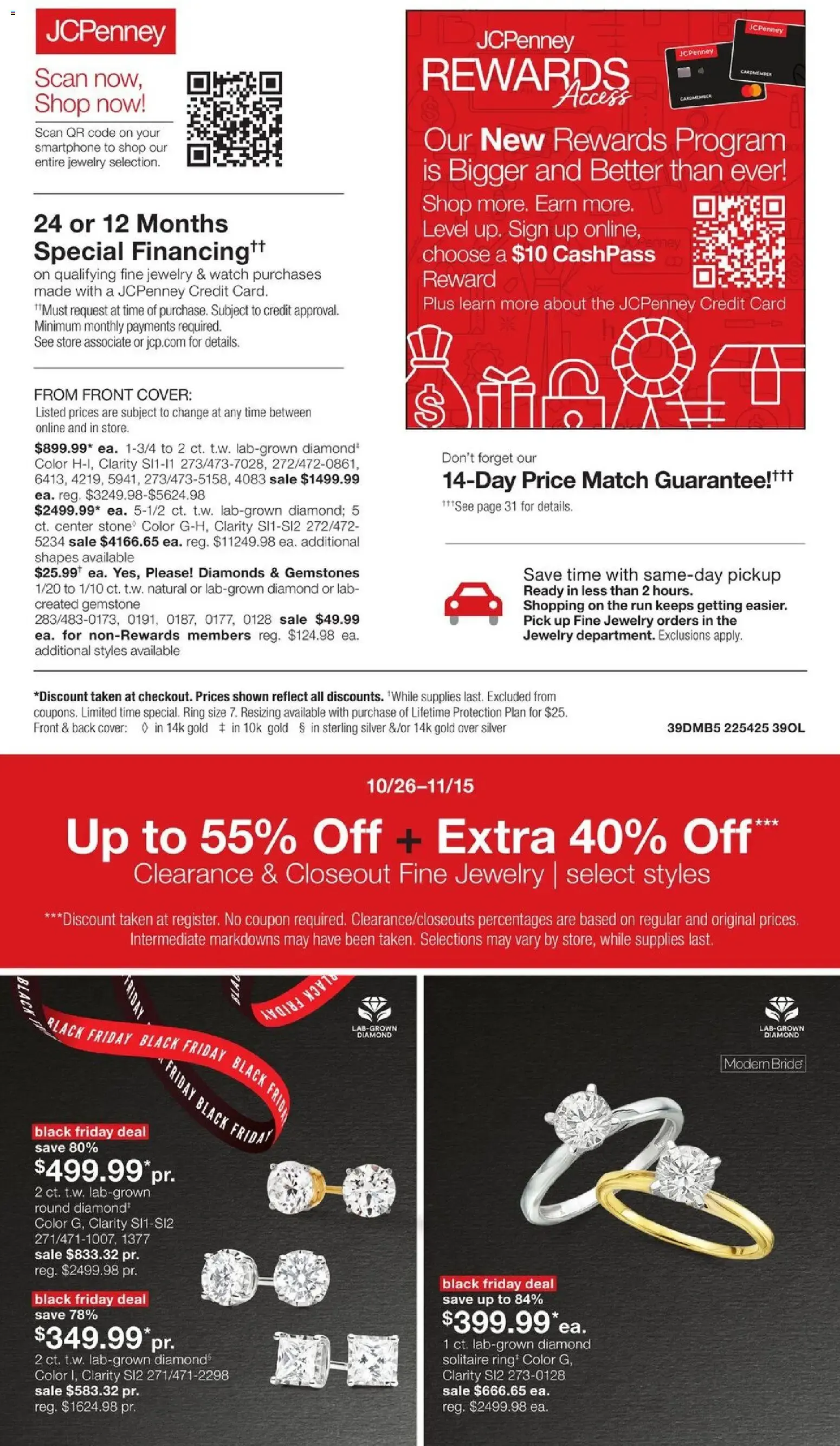Weekly ad JCPenney Black Friday Early Access Jewelry Deals from October 26 to November 15 2026 - Page 36