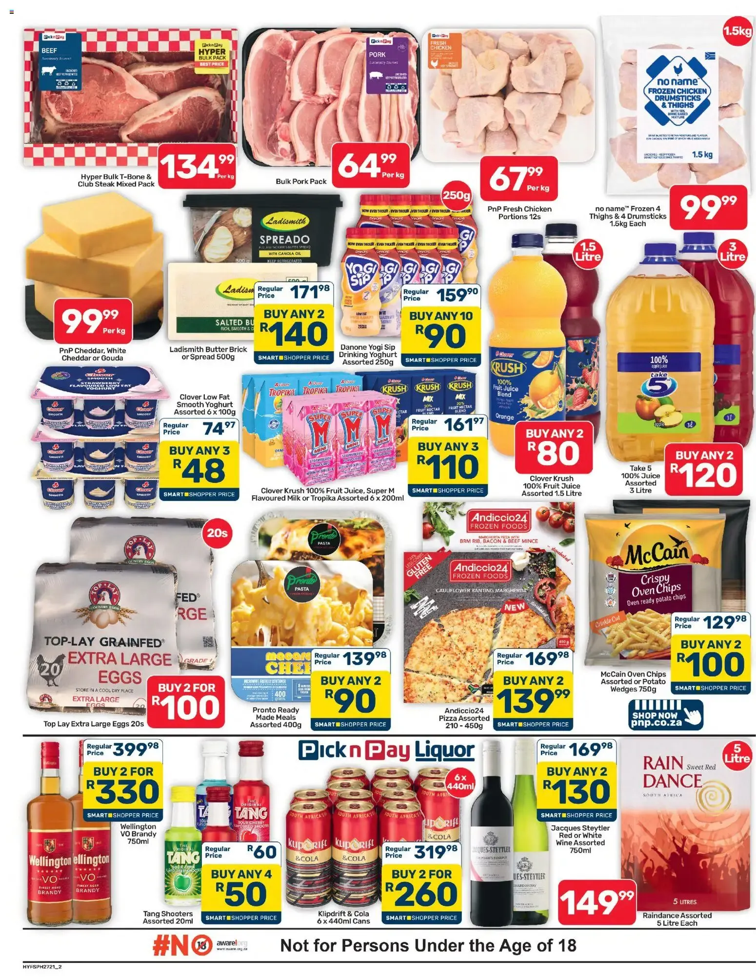 Pick n Pay Free State - Hypermarket Gigantic Sale Specials (08/08/2026 - 10/08/2026) Online from 8 August to 10 August 2026 - Catalogue Page 2