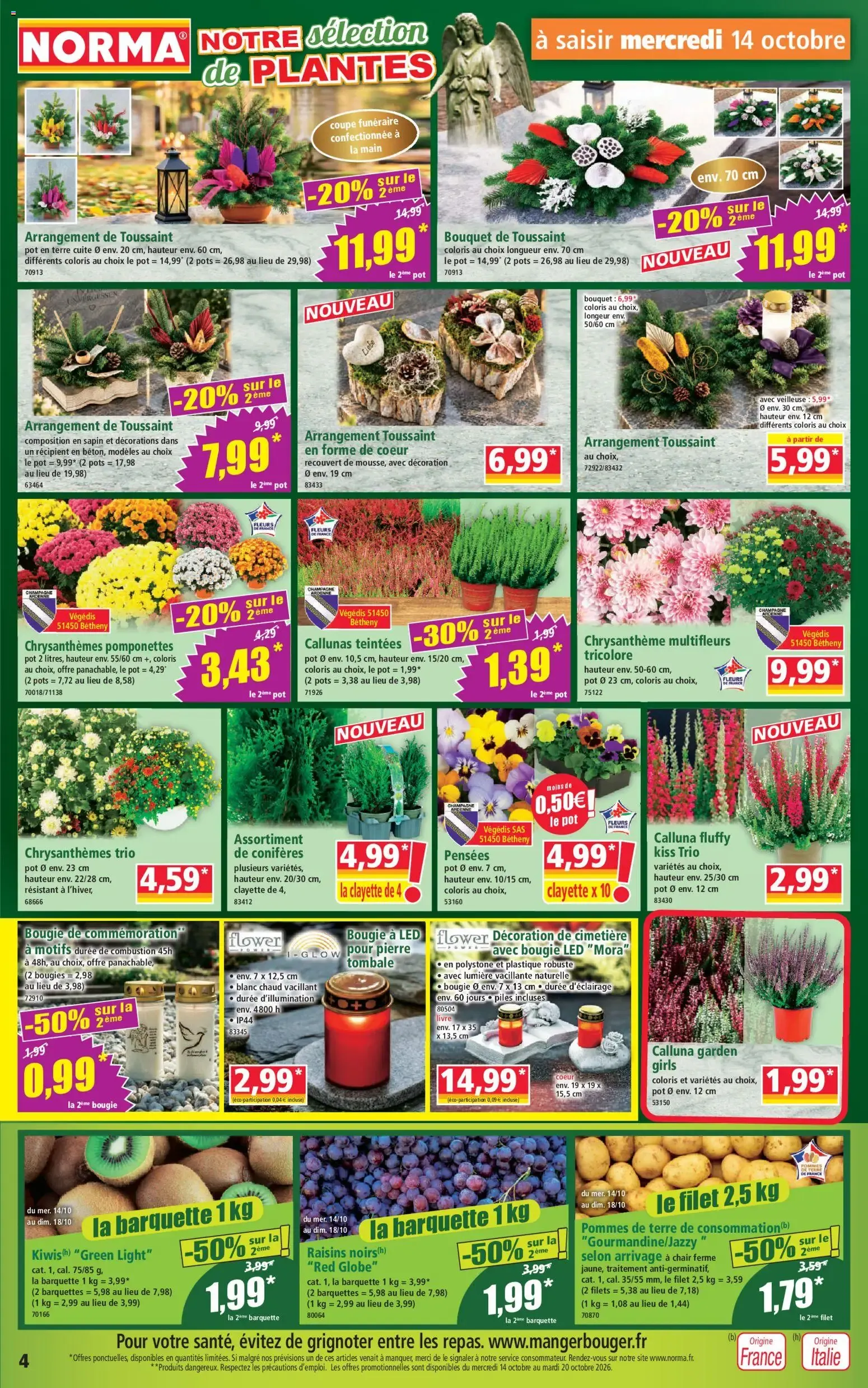 Norma Votre Discounter Régional du 14 octobre au 20 octobre 2026 - Catalogue page 4