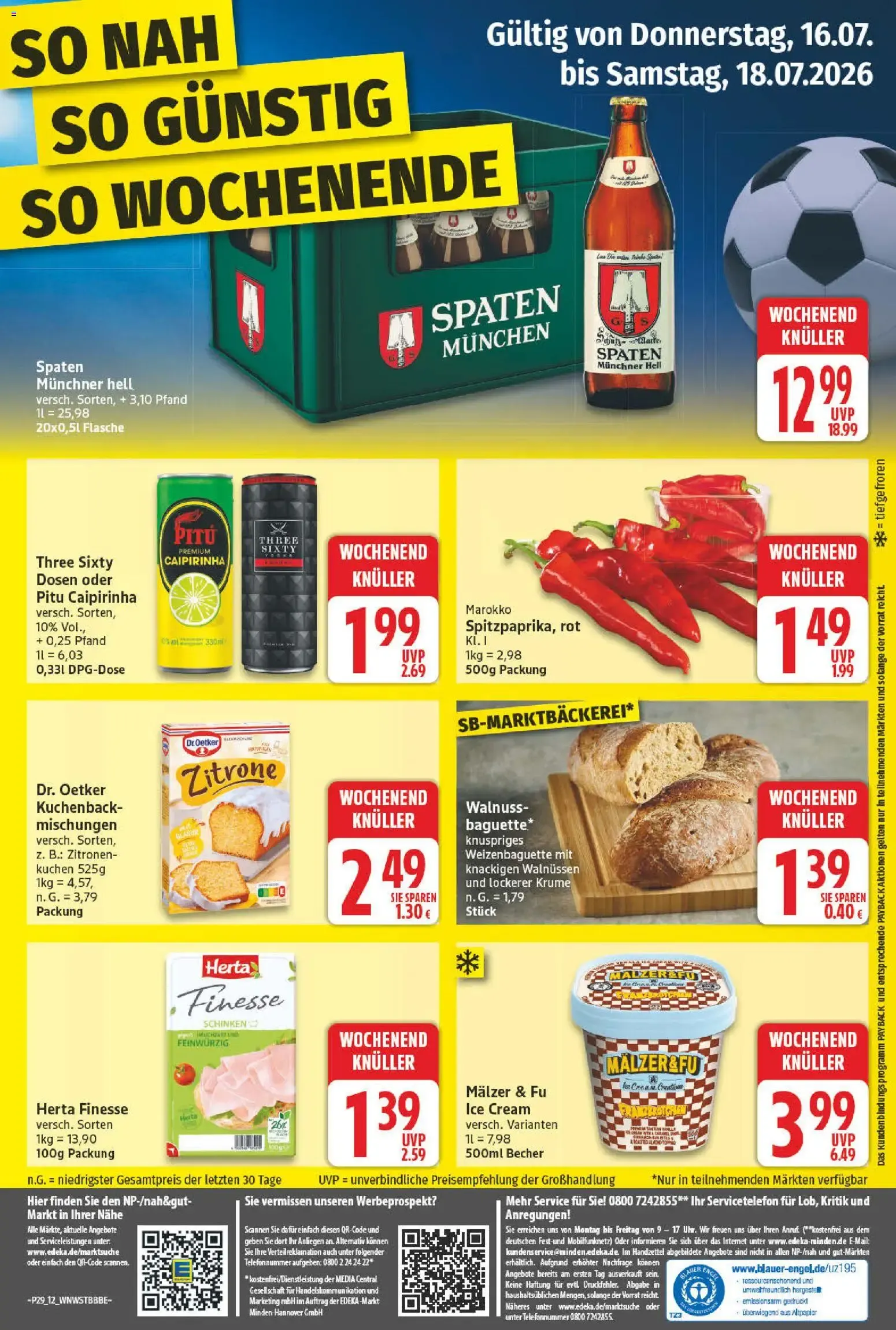NP Discount Prospekt (ab 13.07.2026) zum Blättern von 13. Juli bis 18. Juli 2026 - Prospekt seite 14