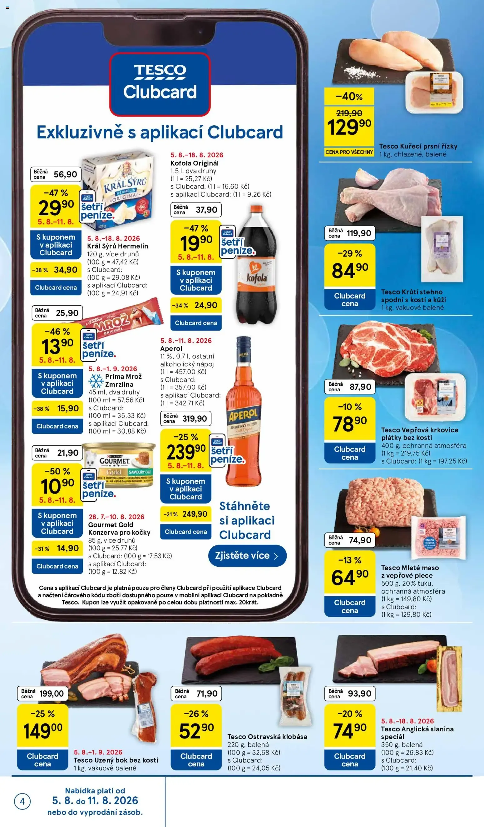 Tesco Supermarket Ofertas Semanales - 5. srpna 11. srpna 2026 - Page 4