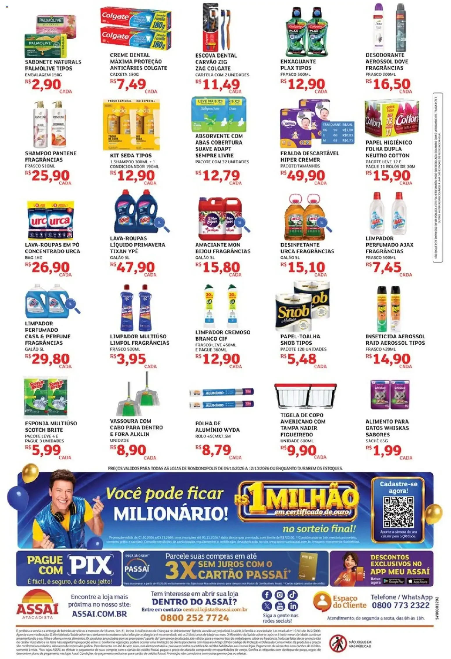 Encarte de Assaí Atacadista: Economiza$o de Aniversário 9 de outubro até 12 de outubro 2026 - Pagina 4