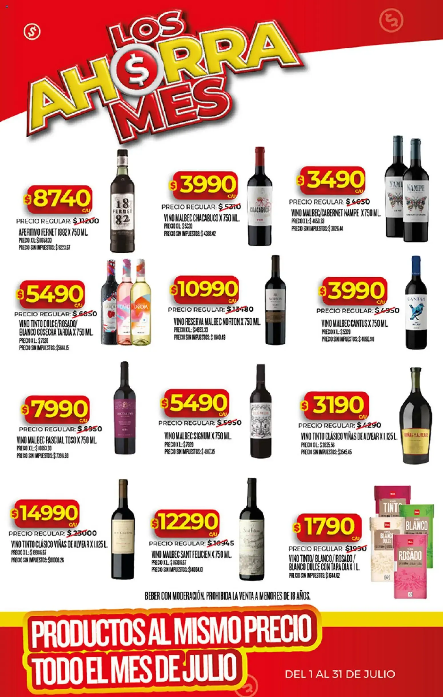 Ofertas de Los Ahorra Mes 1 de julio al 31 de julio 2026 - Página 11 del catálogo