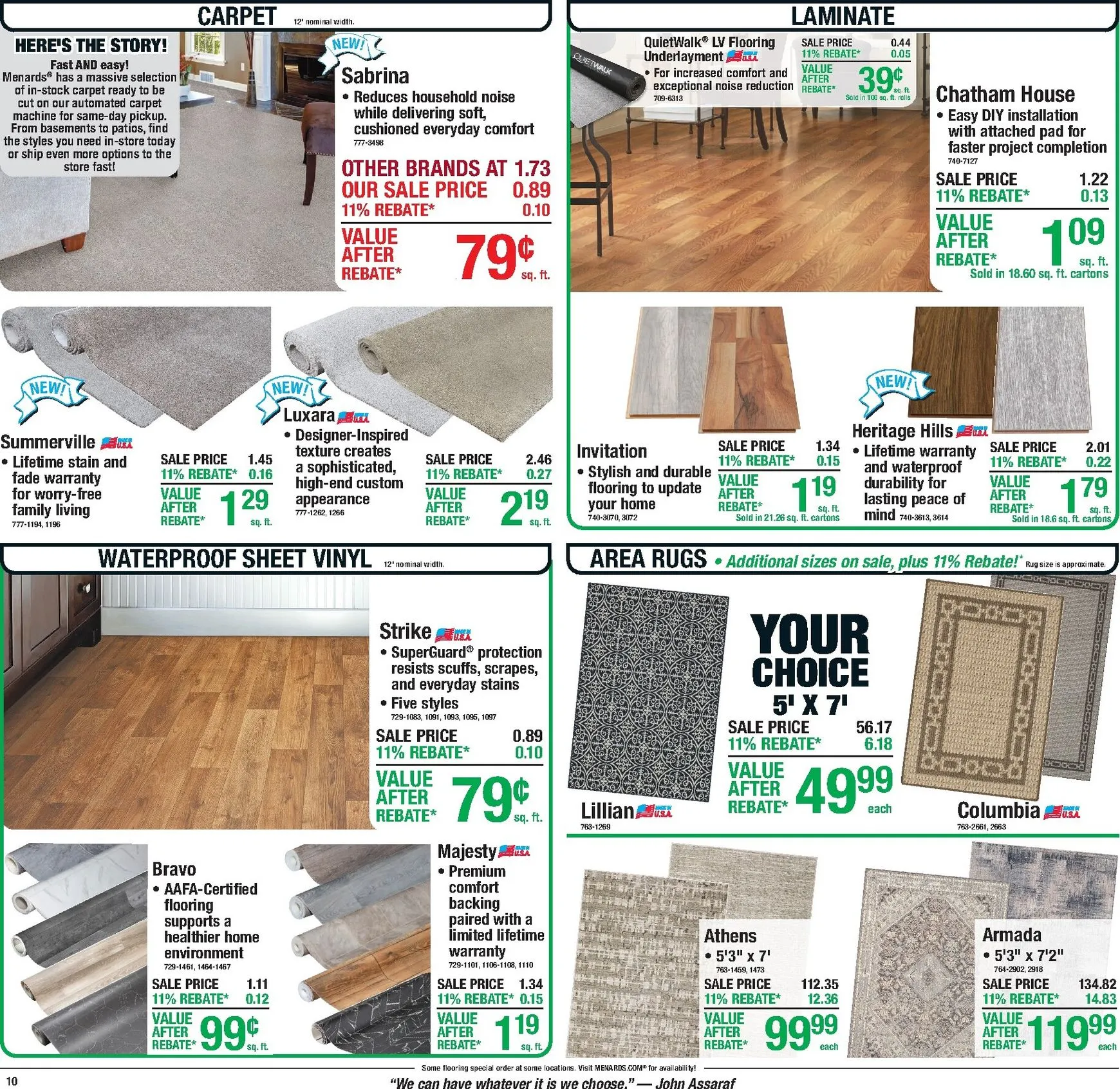 Weekly ad Menards: 11% Rebate On Everything! from July 13 to July 19 2026 - Page 17