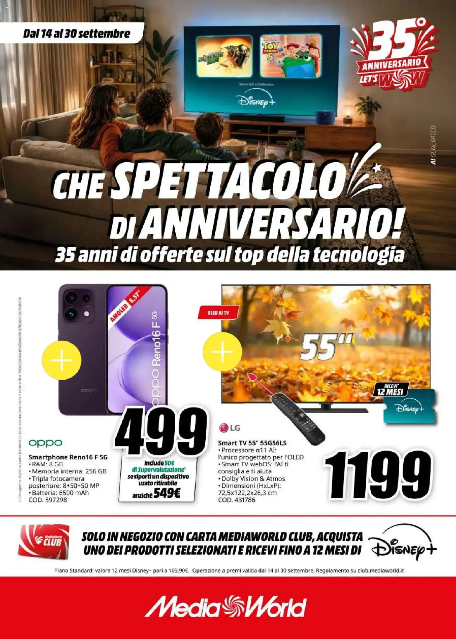 Media World: Che Spettacolo di Anniversario! 35 anni di offerte sul top della tecnologia