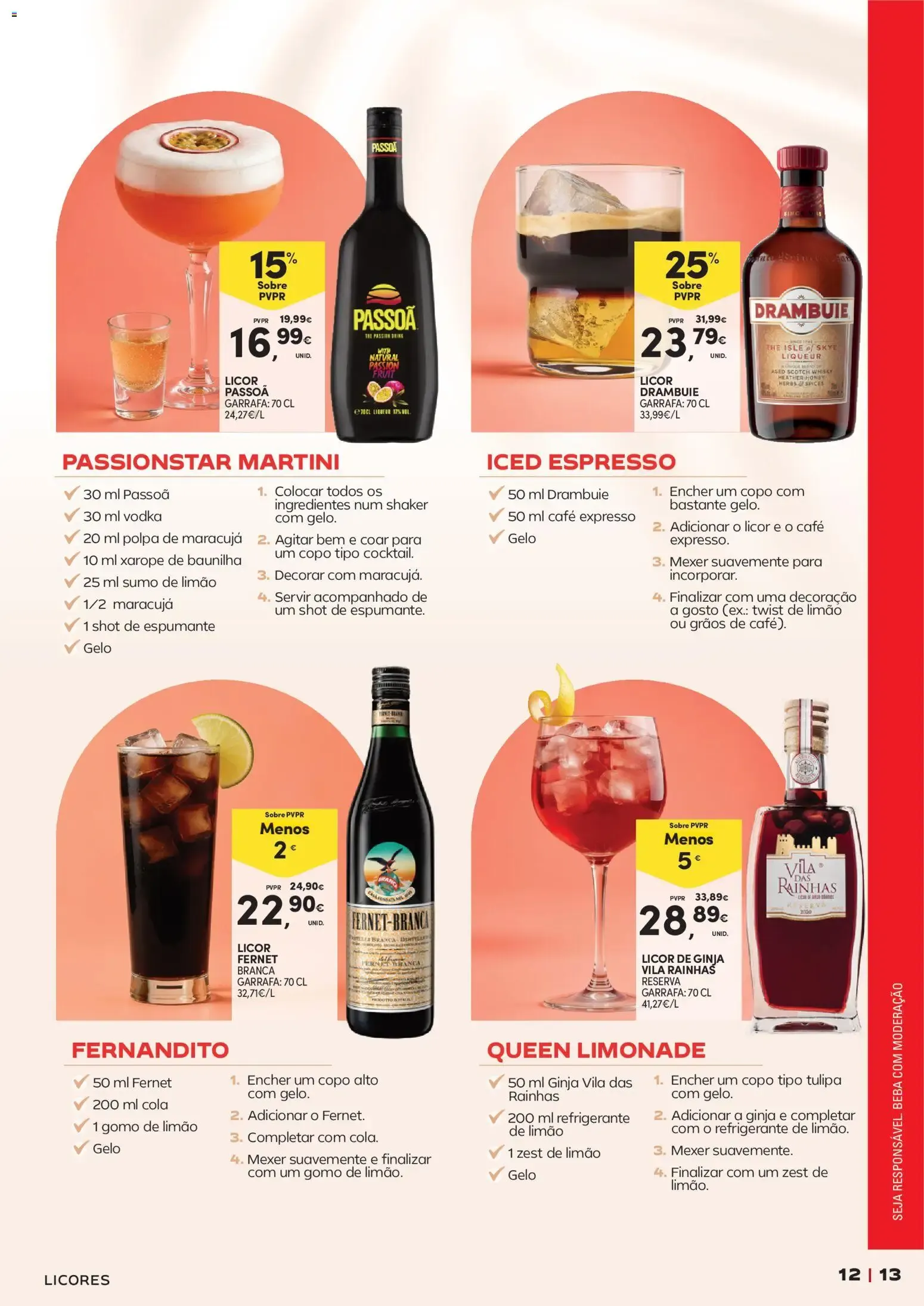 Folheto Continente - Cocktails » de 14/07/2026 - 09/08/2026 de 14 de julho até 9 de agosto 2026 - Pagina 13