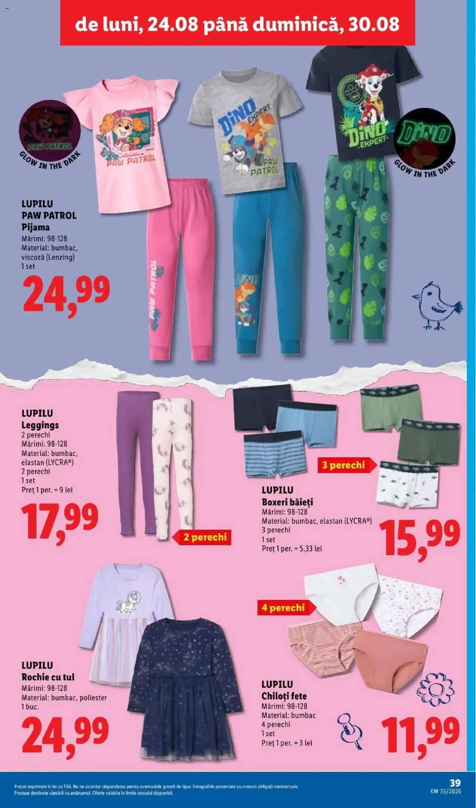 Catalog LIDL: Ieftin și înainte, și după ziua de salariu (Ofertas del 24 al 30 de agosto de 2026) de la 24 august până la 30 august 2026 - Revista Pagina 39