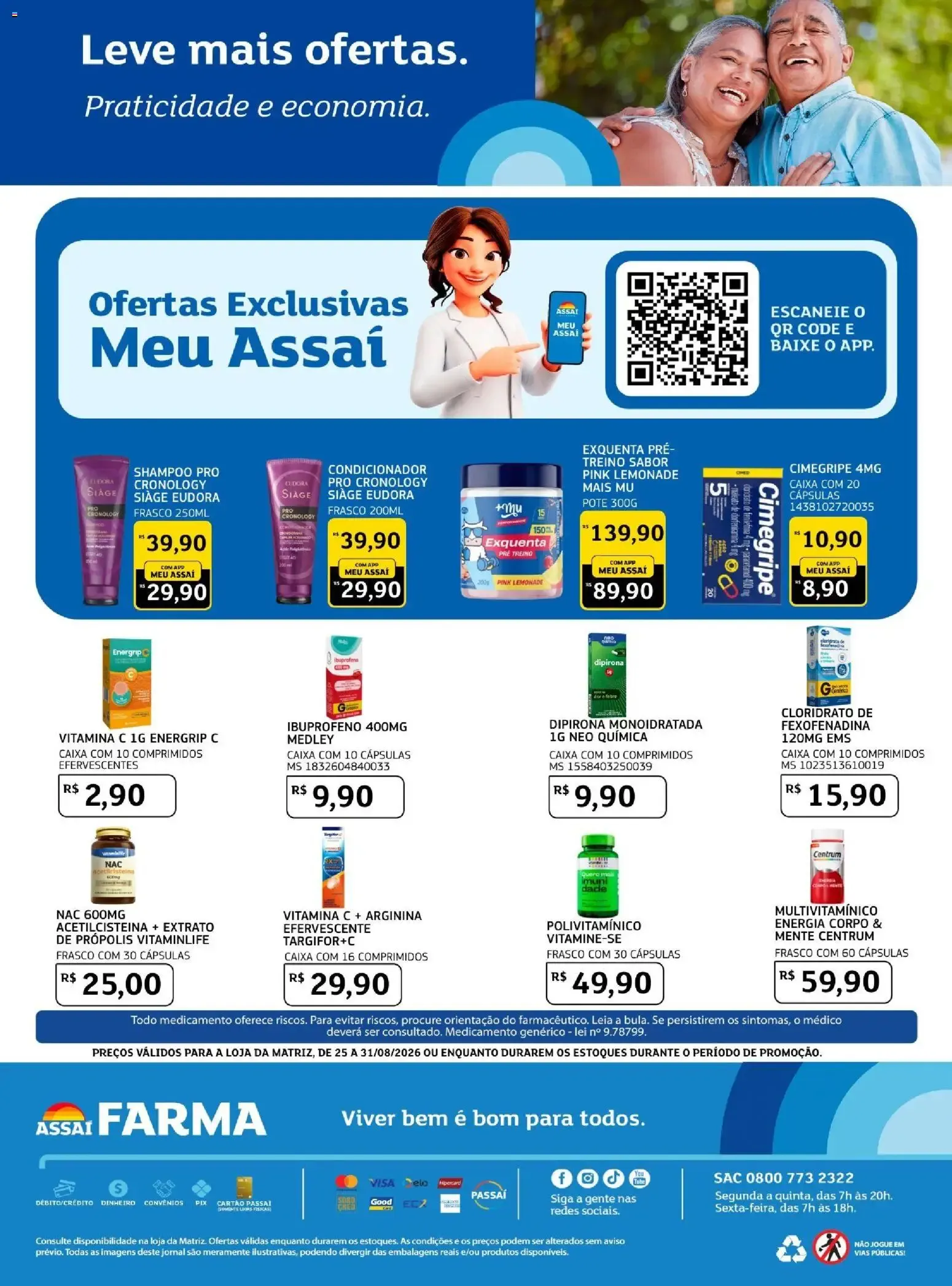 Encarte de Assaí Farma: Ofertas Especiais na Matriz! 25 de agosto até 31 de agosto 2026 - Pagina 2