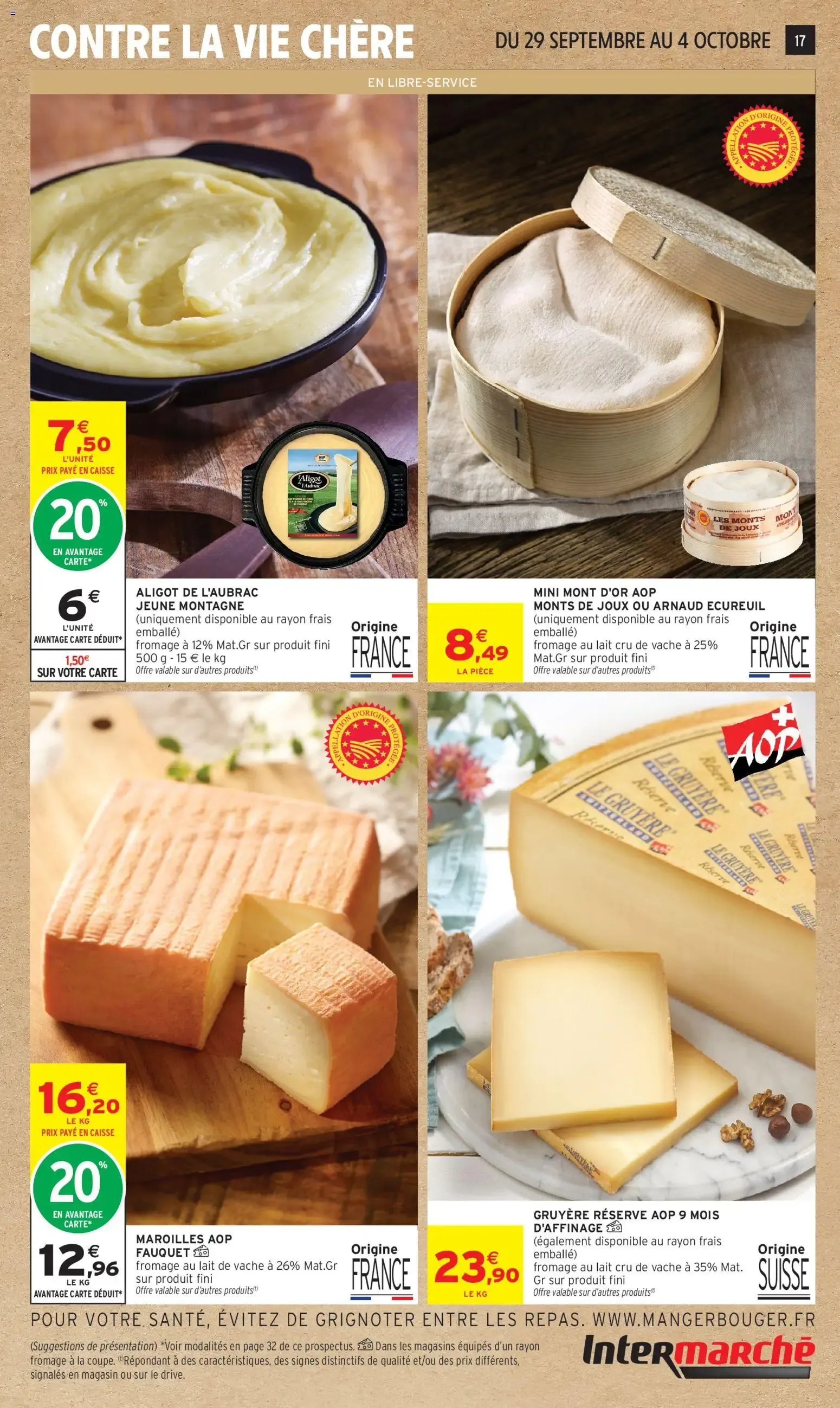 Intermarché - Anniversaire: 100% remboursés en bons d'achat du 29 septembre au 11 octobre 2026 - Catalogue page 17