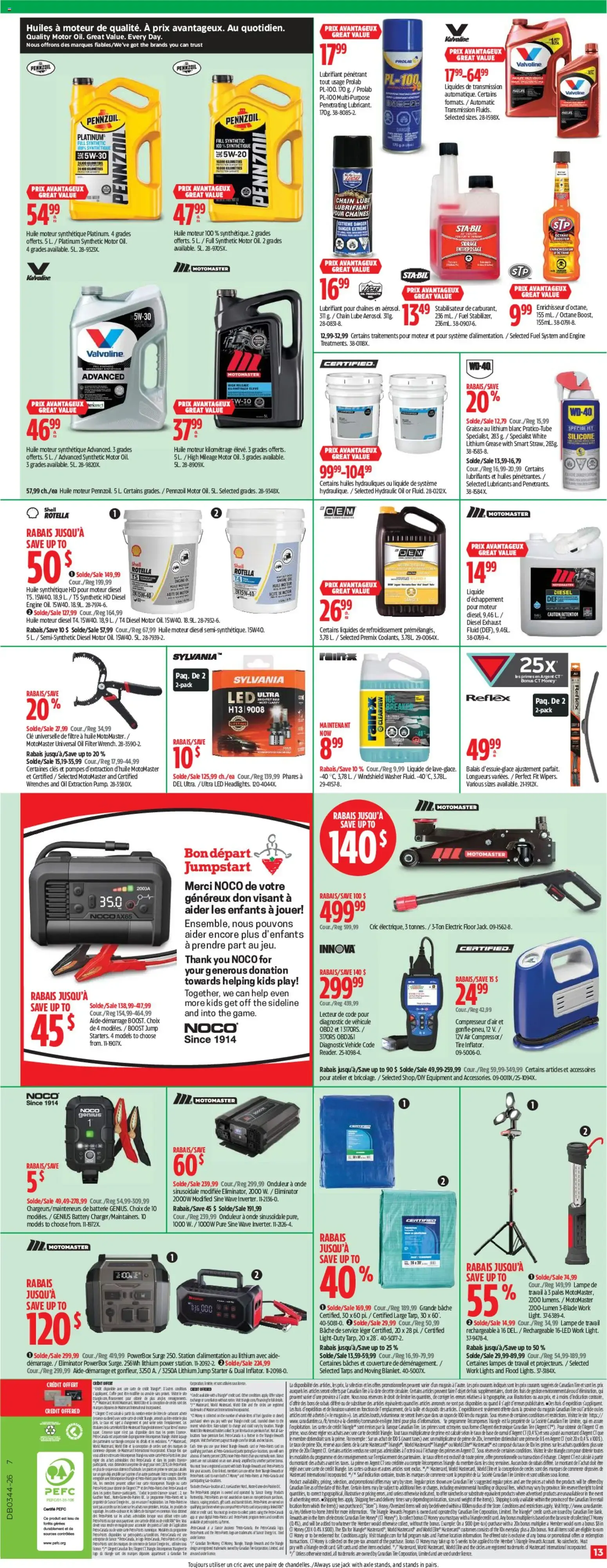 Canadian Tire: Notre Magasin pour l'Automne from October 29 to November 4 2026 - flyer page 13