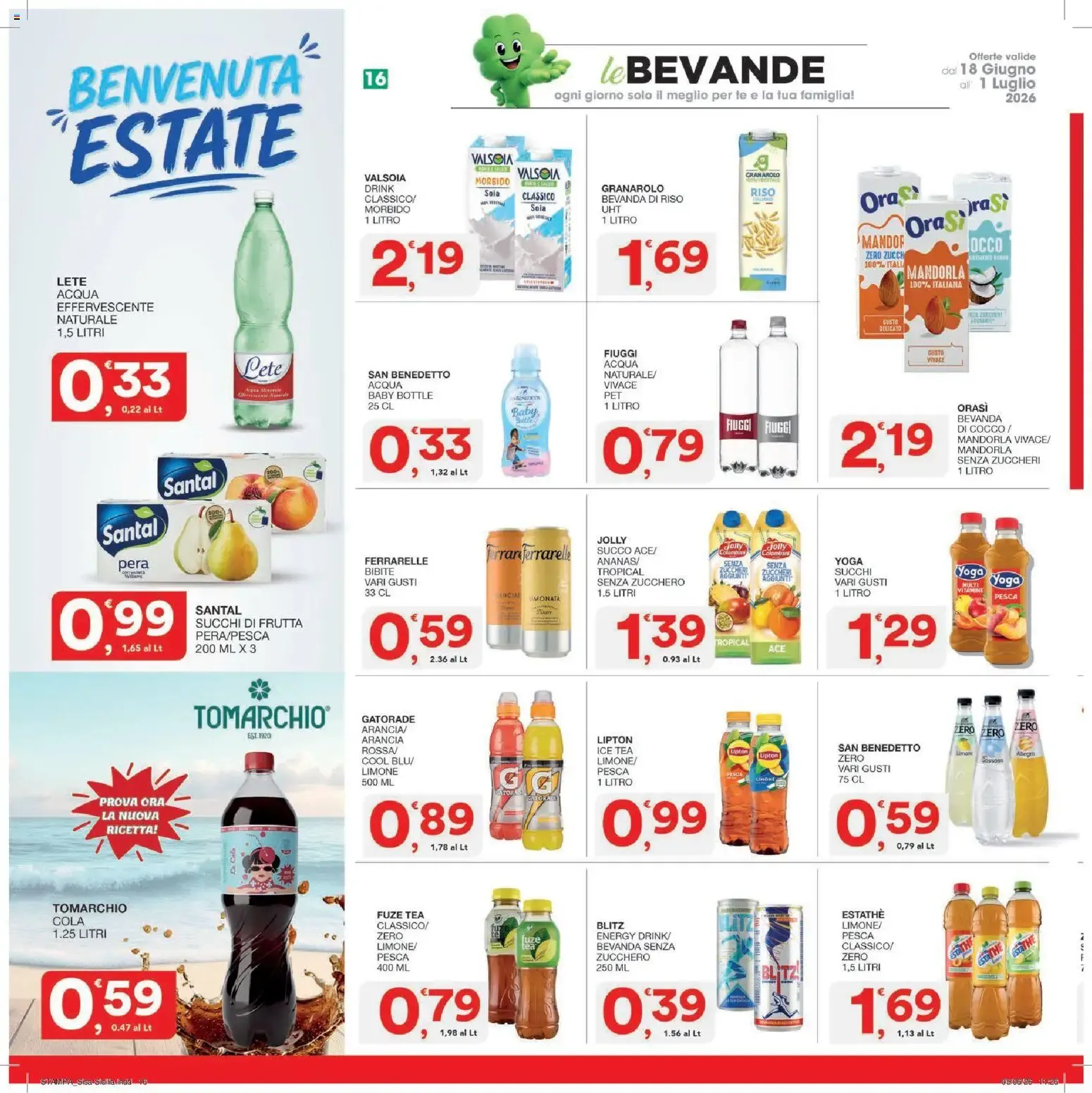 SISA - Offerte valide dal 18 Giugno all' 1 Luglio 2026 da 18 giugno a 1 luglio di 2026 - Pagina del volantino 16