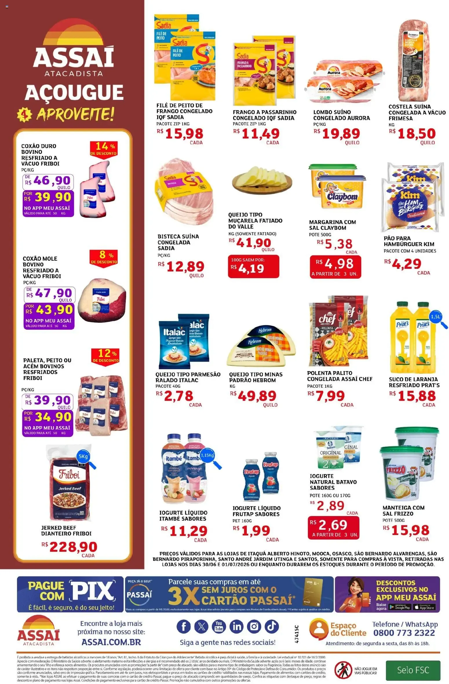 Encarte de Assaí Atacadista ofertas - SP de 30/06/2026 | Promoções Online 30 de junho até 1 de julho 2026 - Pagina 2
