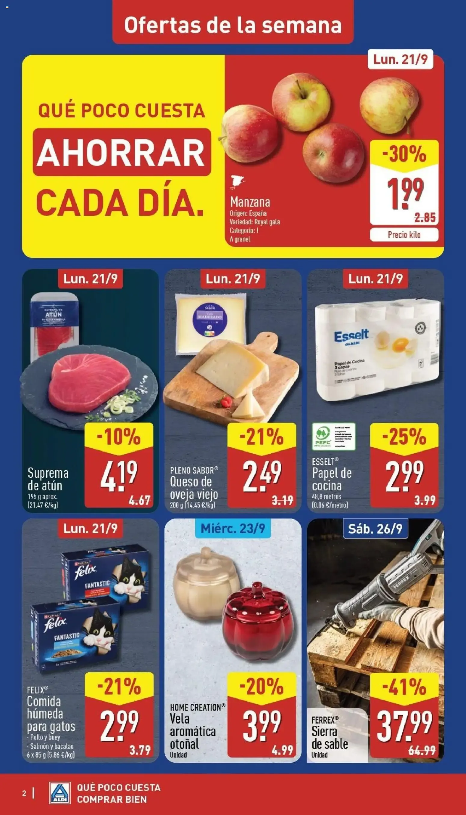 Catálogo de Aldi folleto Canarias del 21/09/2026 | Catálogo 21 de septiembre al 27 de septiembre 2026 - Página 2