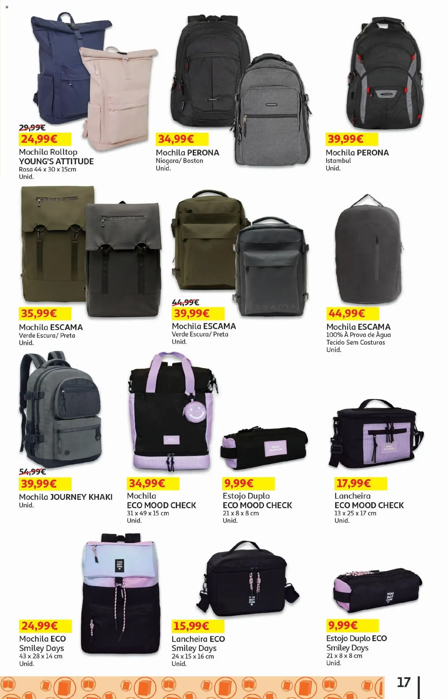 Folheto Auchan - Folheto Escolar » de 05/08/2026 - 03/09/2026 de 5 de agosto até 3 de setembro 2026 - Pagina 17