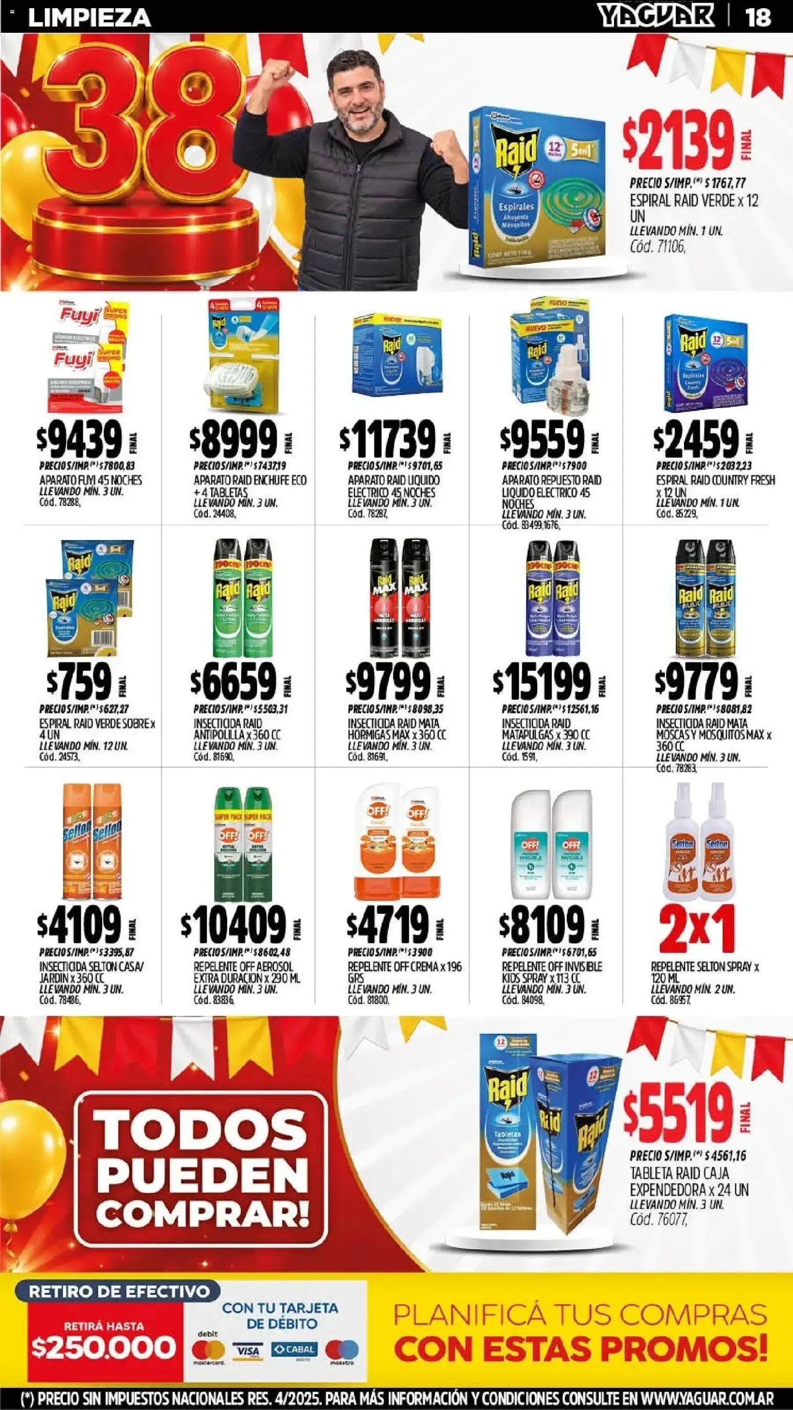 Ofertas de Mayorista Yaguar - El Cumple del Año 38 26 de octubre al 31 de octubre 2026 - Página 20 del catálogo