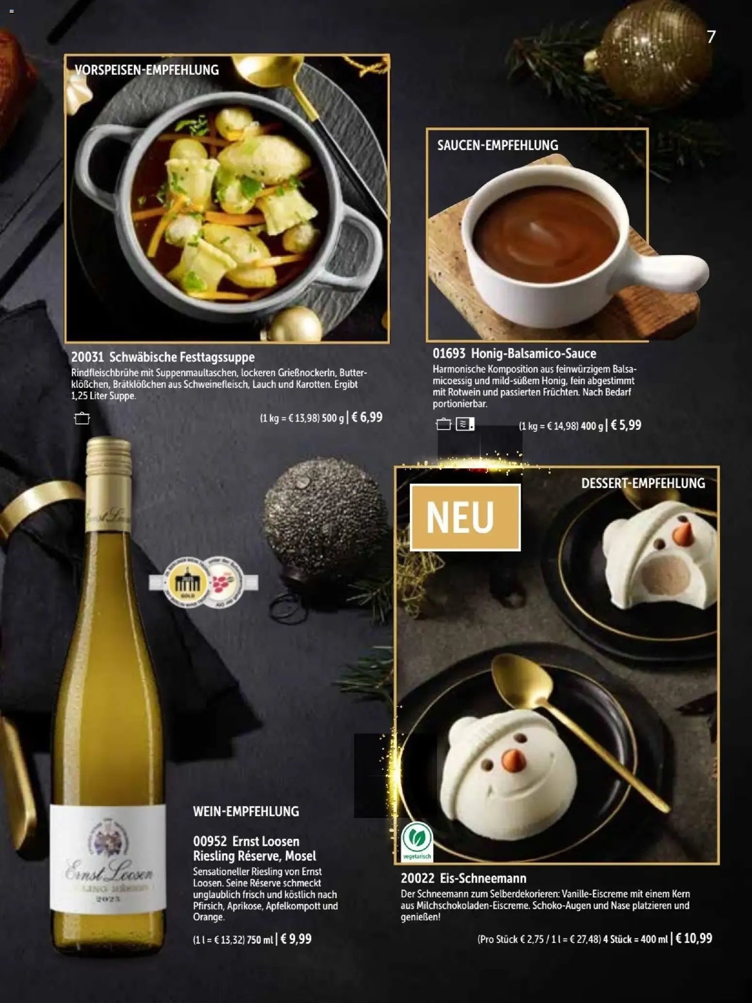 Bofrost Weihnachten von 26. Oktober bis 23. Dezember 2026 - Prospekt seite 6