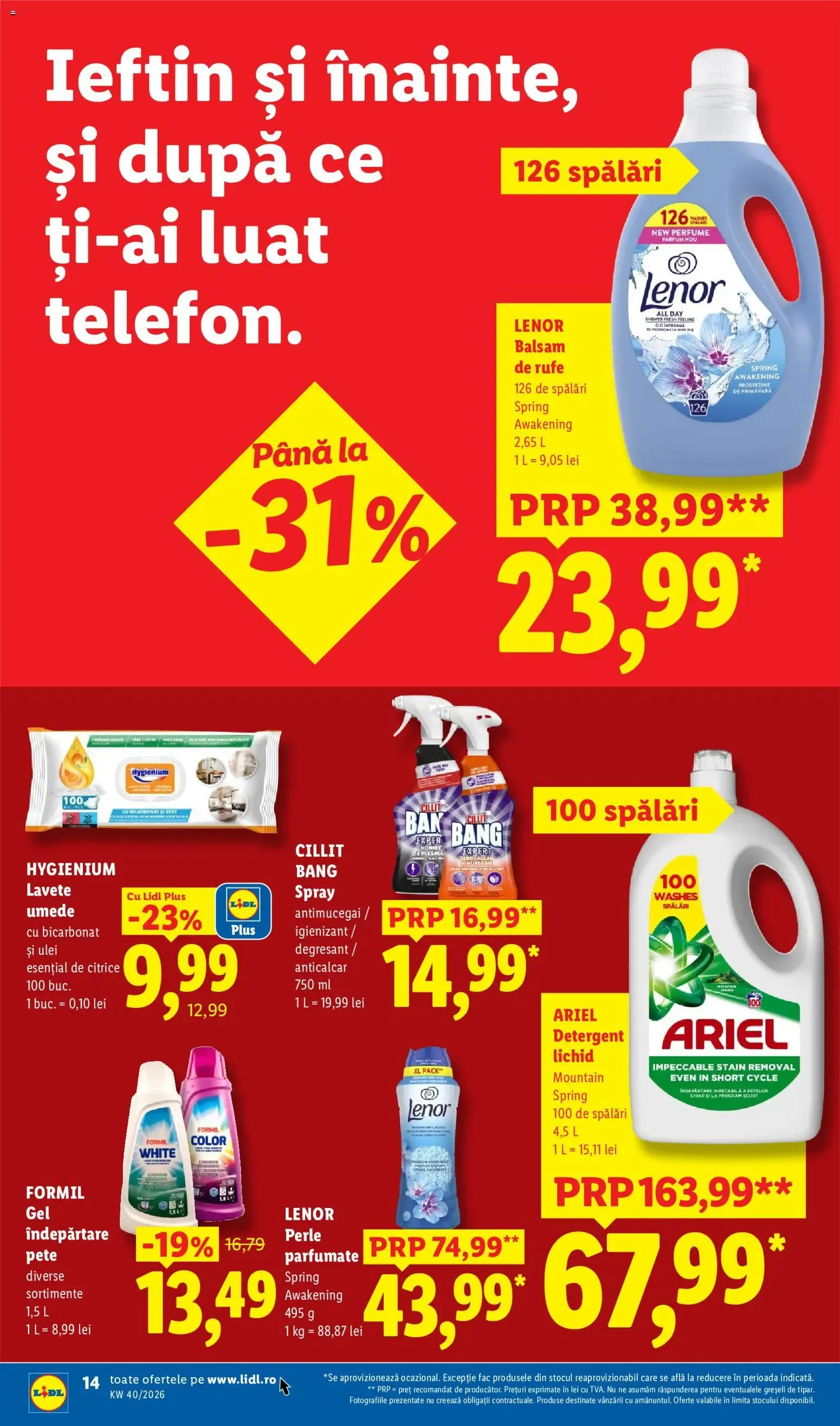Catalog Catalog LIDL 28.09.2026 - Oferta și Revista online de la 28 septembrie până la 4 octombrie 2026 - Revista Pagina 14